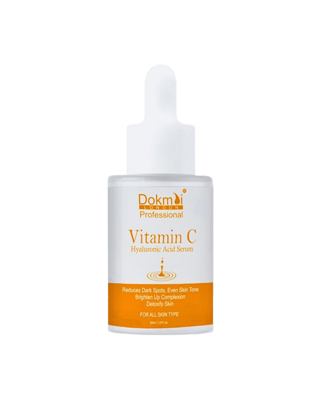 

Dokmai London Vitamin C Serum With Hyaluronic Acid - 30 ml, Transparent