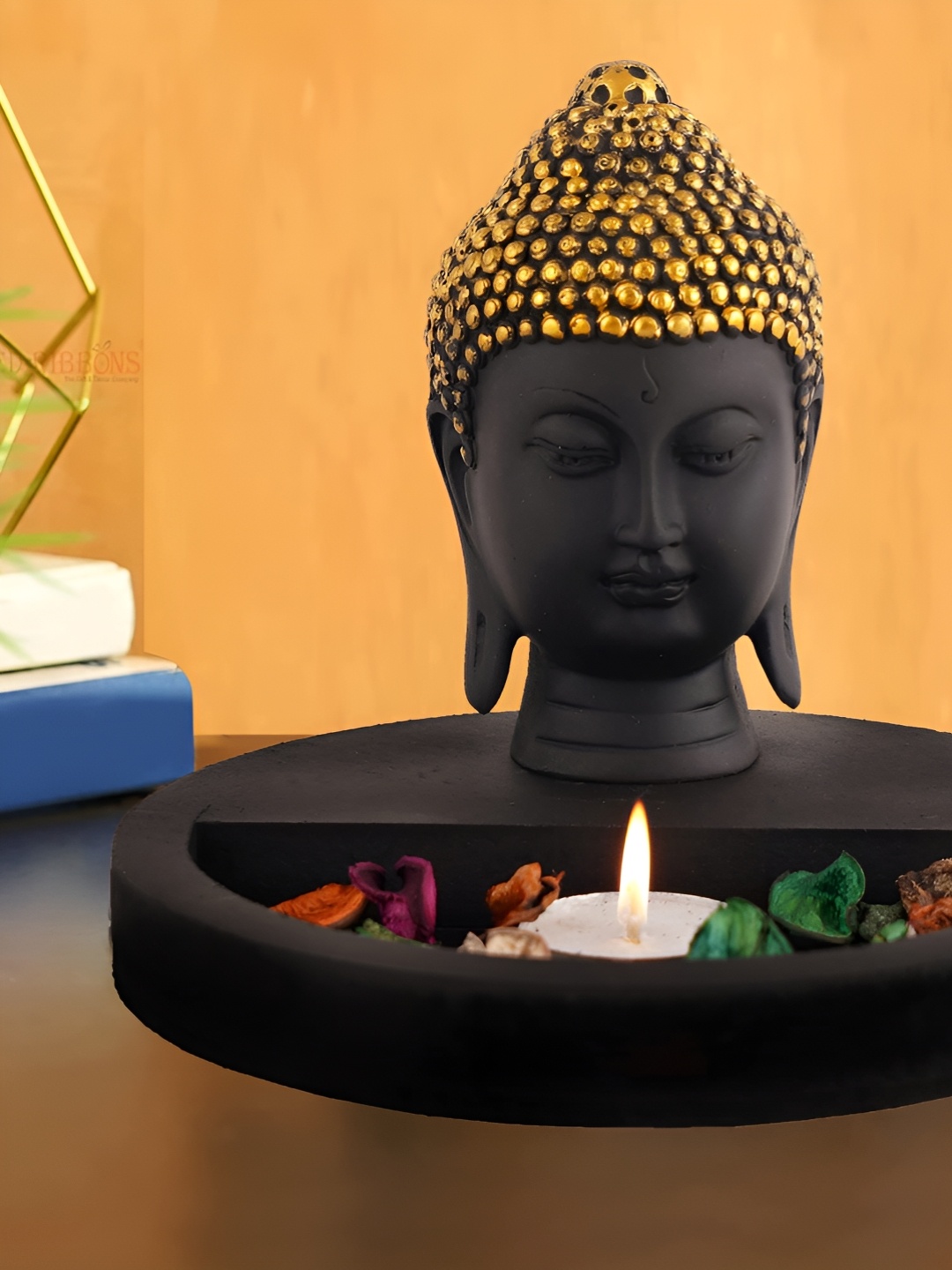 

Zart Black Buddha Idol Showpiece