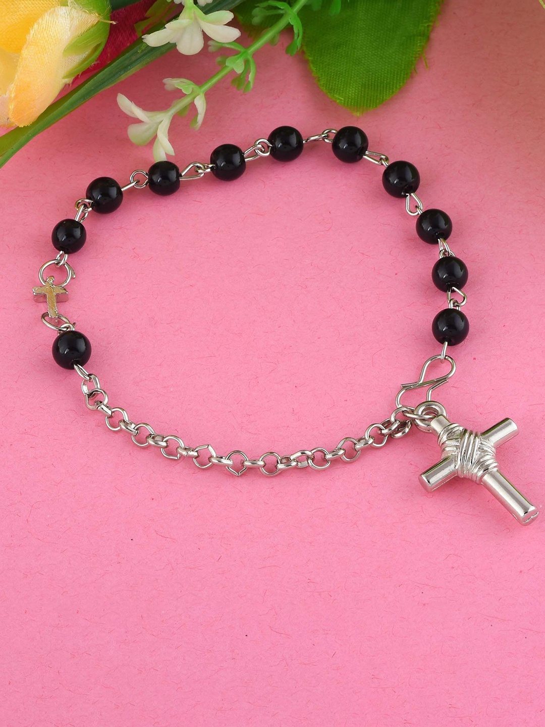 

MEMOIR Unisex Brass Silver-Plated Wraparound Bracelet