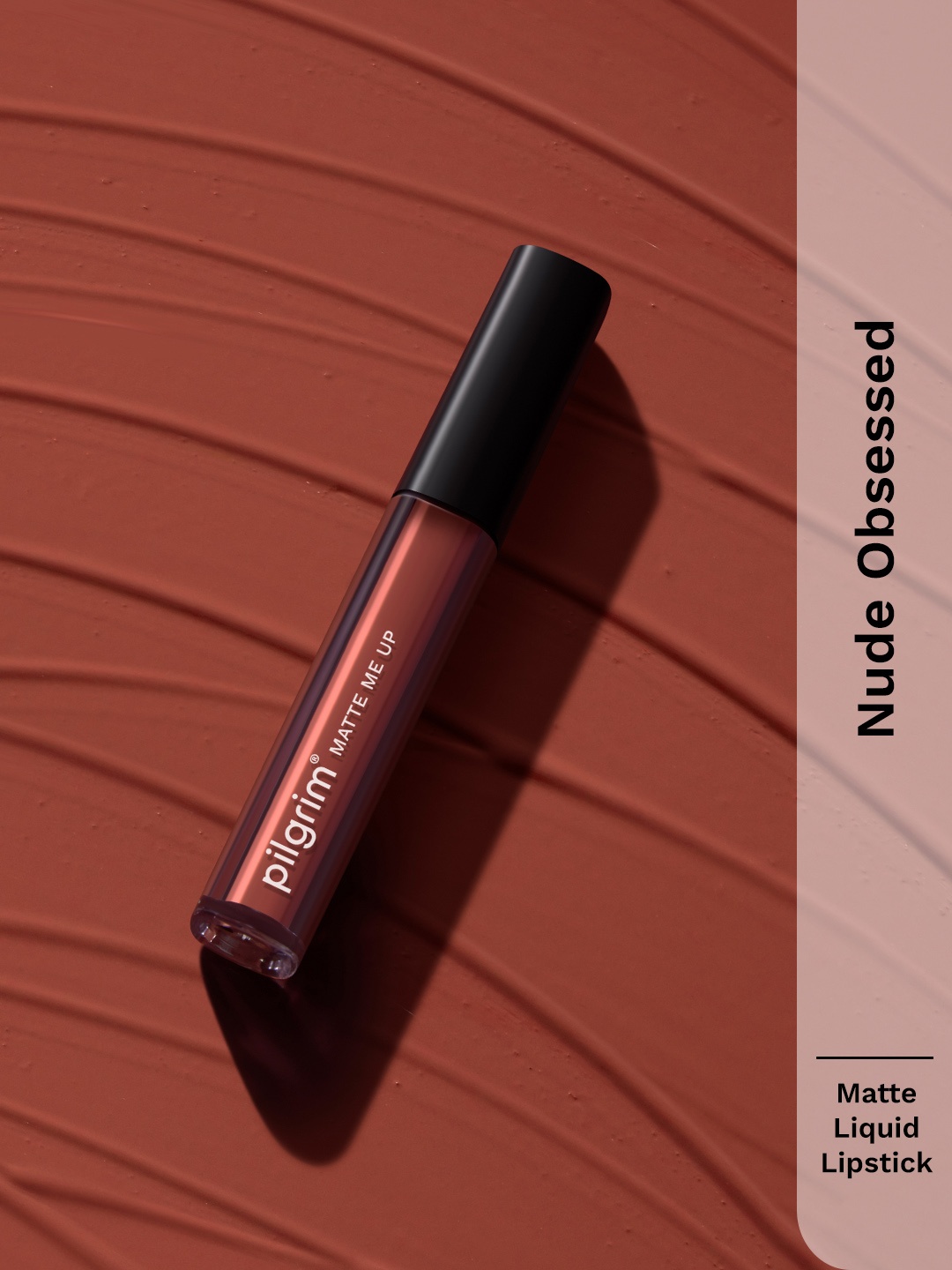 

Pilgrim Matte Me Up Long Lasting Liquid Lipstick - 3ml - Nude Obsessed - 04, Brown