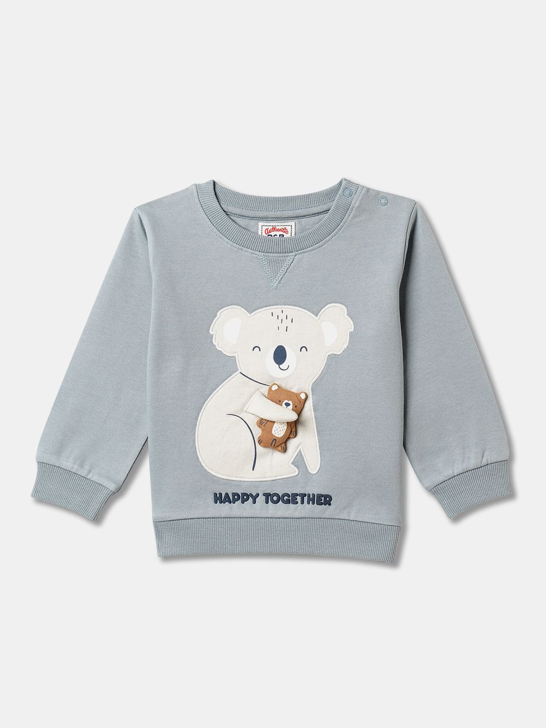 

R&B Boys Printed Sweatshirt, Blue