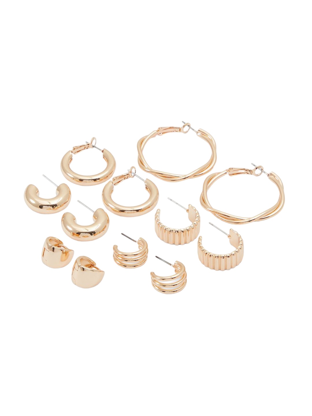 

ALDO Contemporary Studs Earrings, Gold