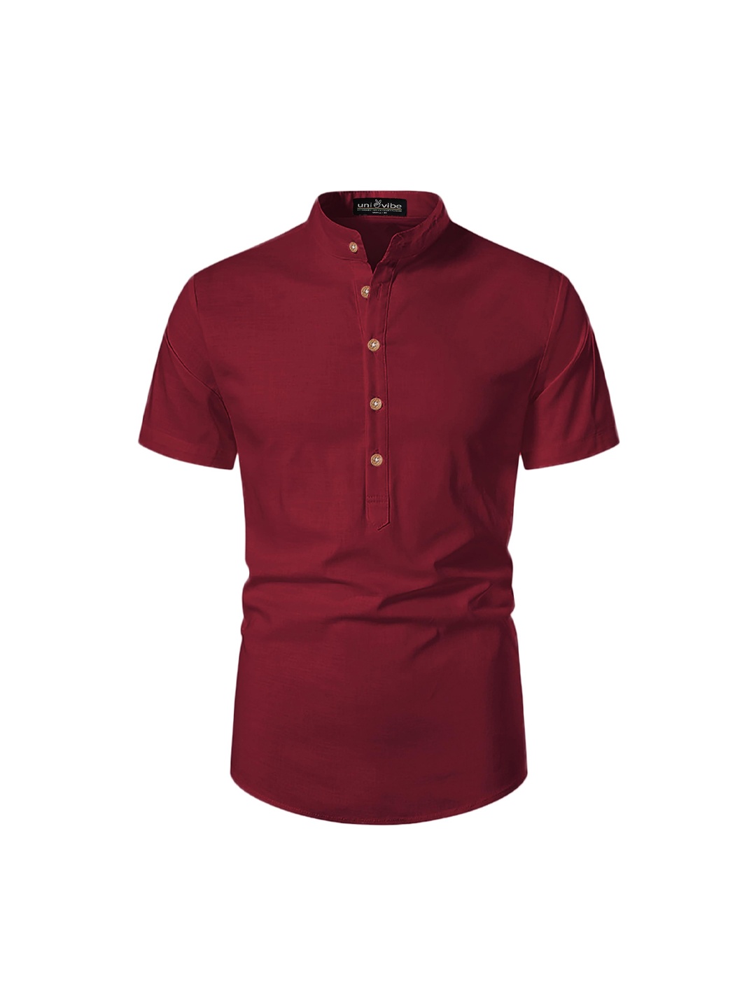 

univibe Men Kurta, Maroon