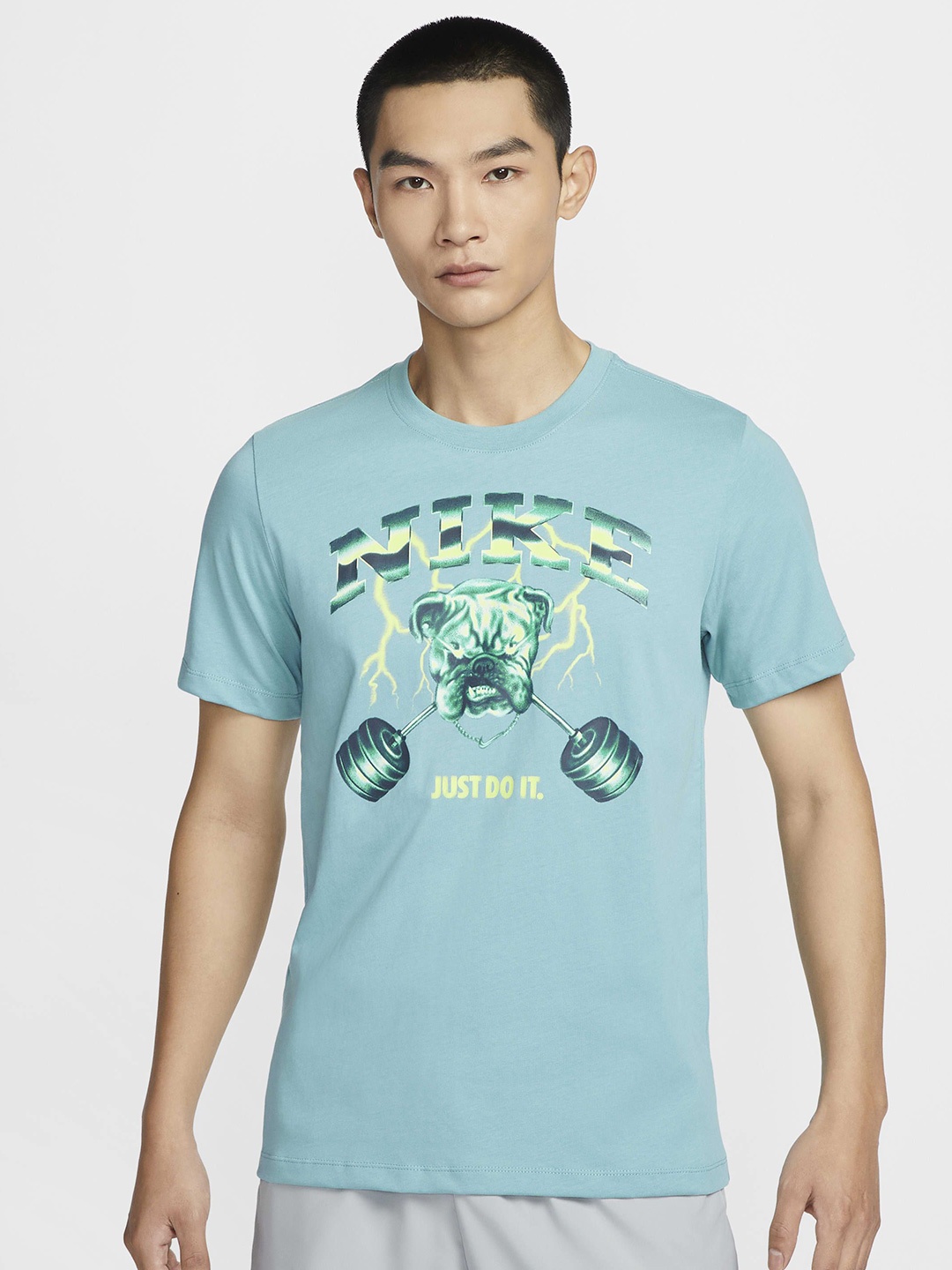 

Nike Men's Fitness T-Shirt, Blue