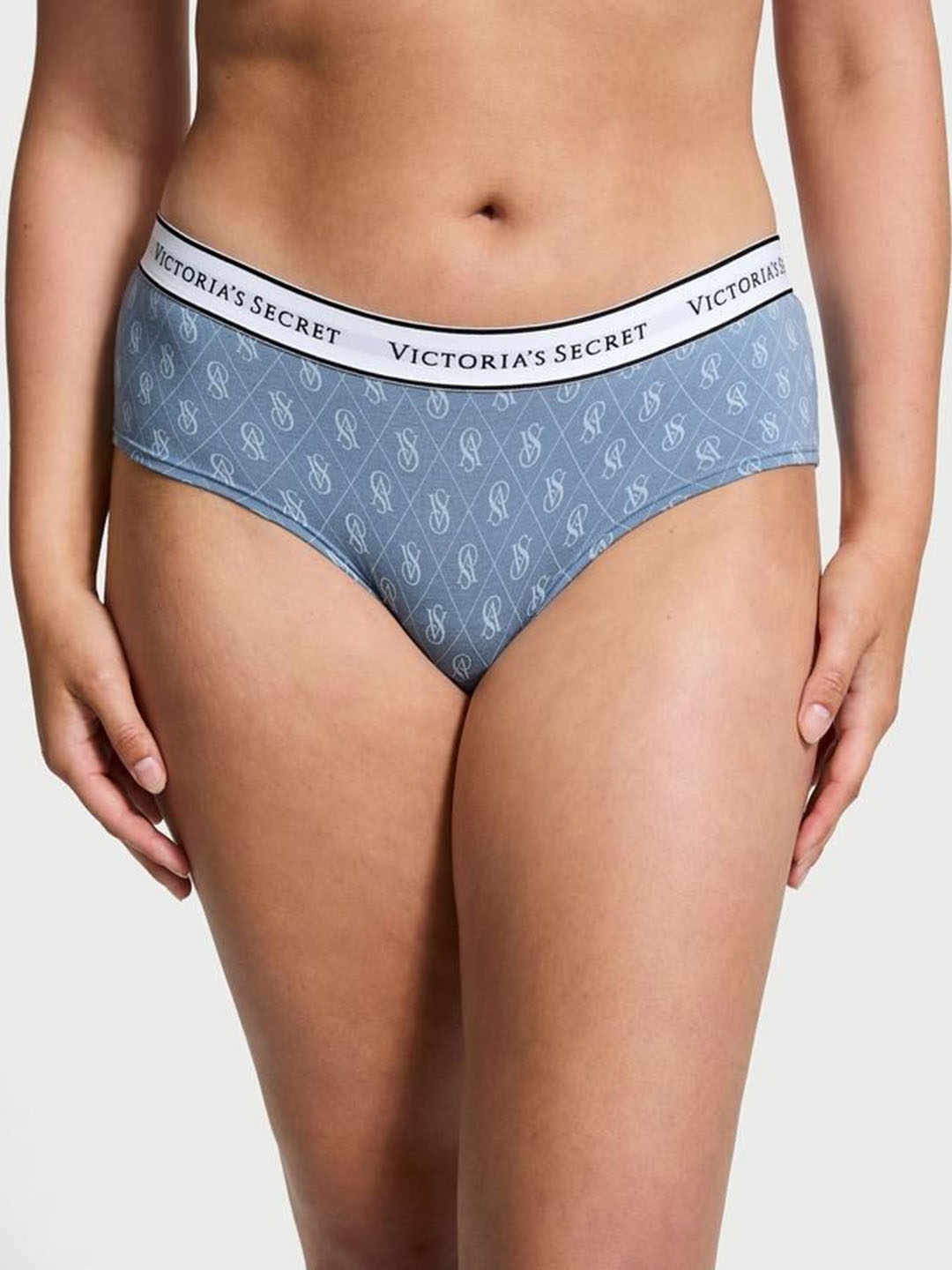 

Victoria's Secret Printed Mid-Rise Basic Briefs-112444816CQW, Blue