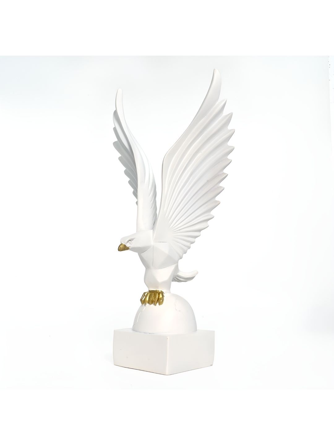 

Aura White Bird Figurine Decorative Showpiece