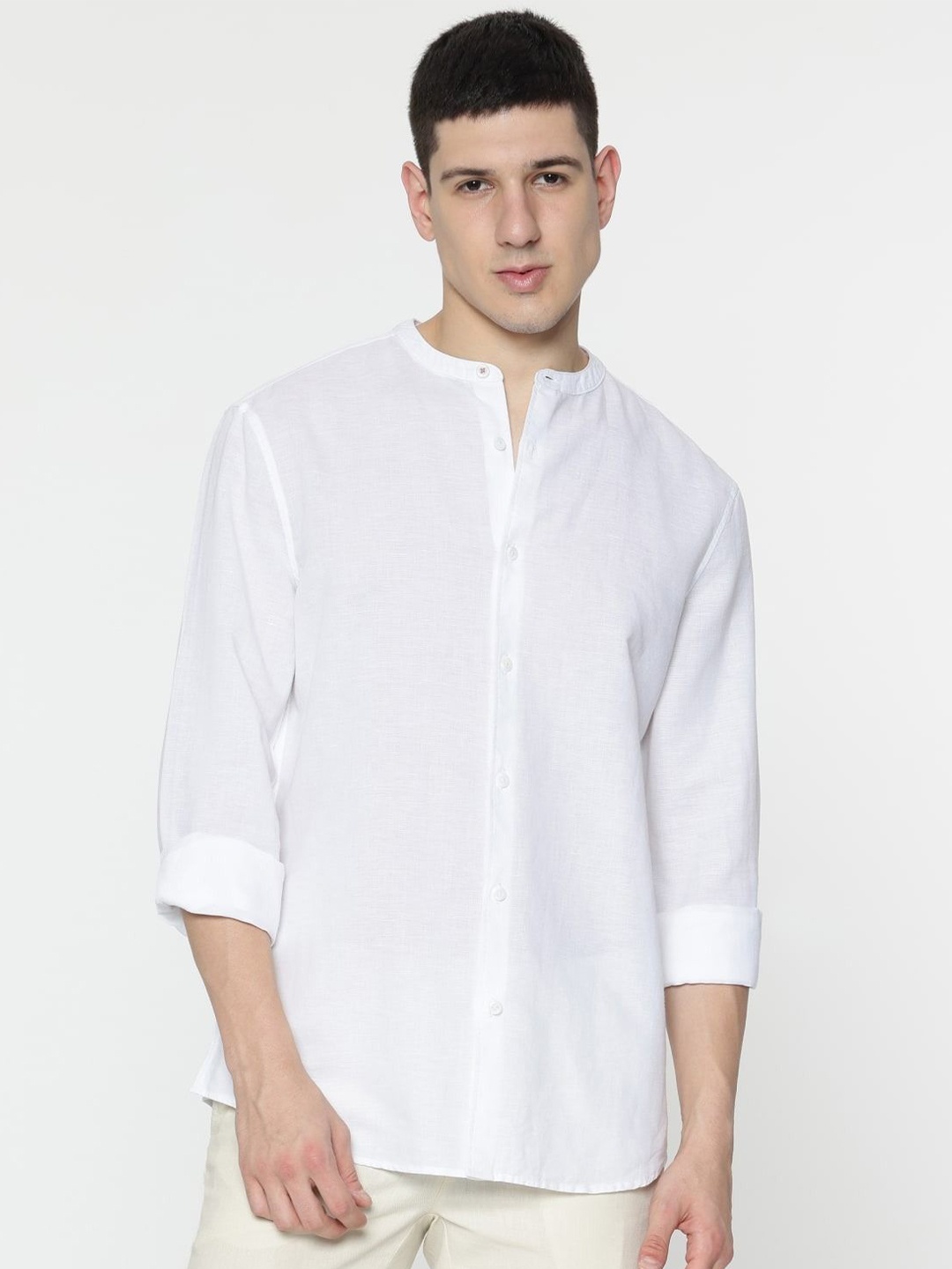 

Marks & Spencer Men Opaque Casual Shirt, White