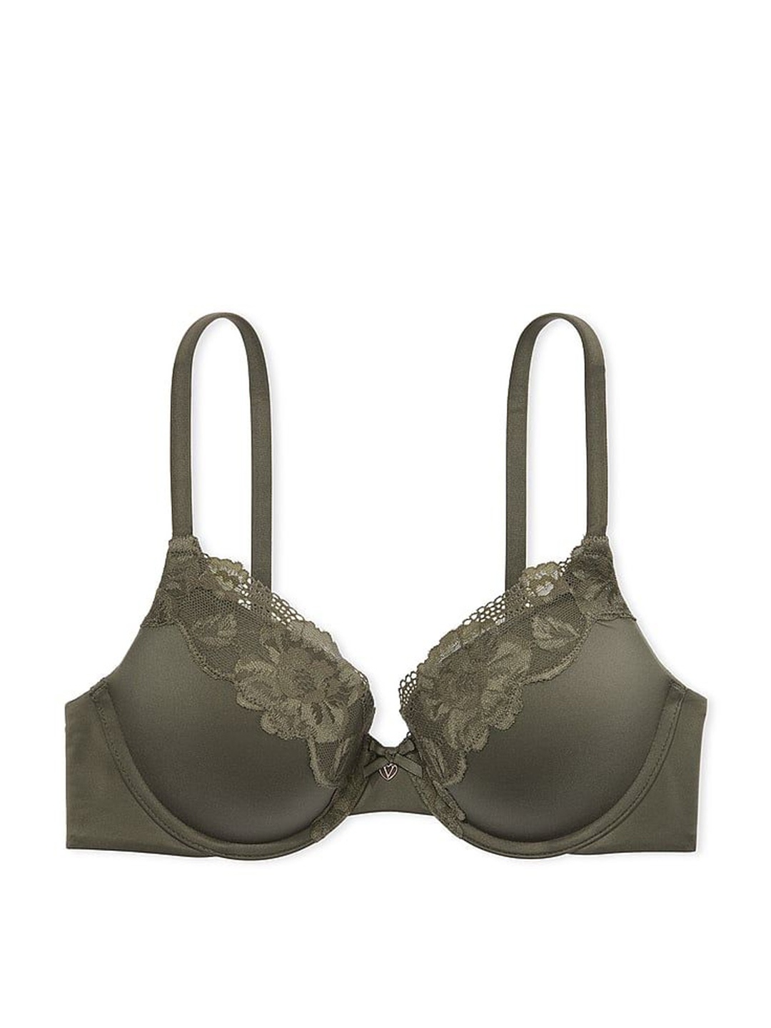 

Victoria's Secret Full Coverage Underwired Lightly Padded Floral Bra, Green