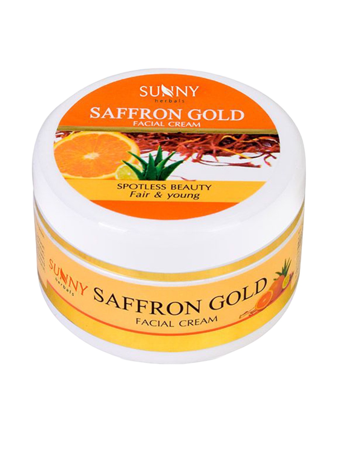 

SUNNY HERBALS Saffron Gold Facial Cream - 100 g, Off white