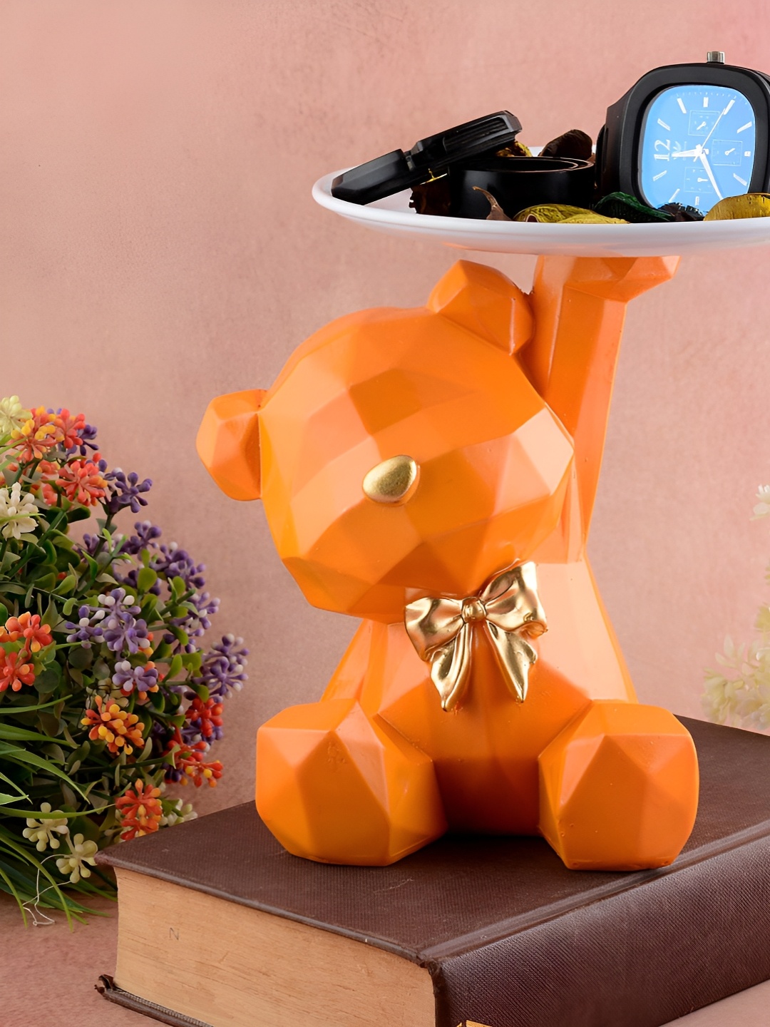 

Zart Orange Idol Showpiece