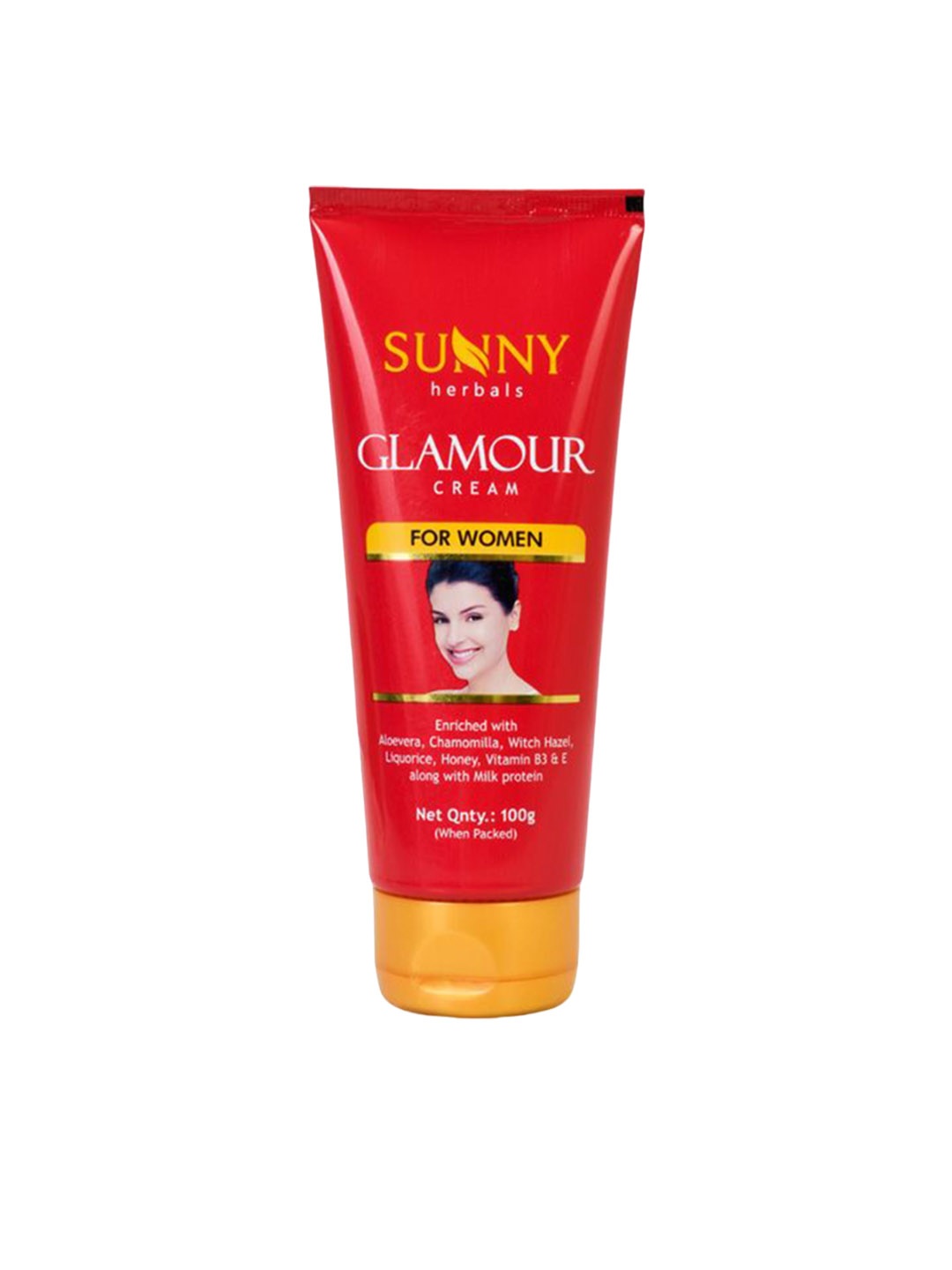 

SUNNY HERBALS Glamour Deep Nourishment Cream With Aloe Vera - 100g, Red