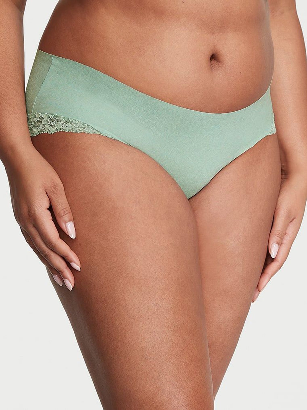 

Victoria's Secret Women Low-Rise Lace Basic Briefs 1124525046K1, Green