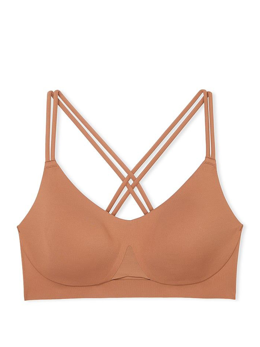 

Victoria's Secret Medium Coverage Underwired Lightly Padded Sports Bra, Brown