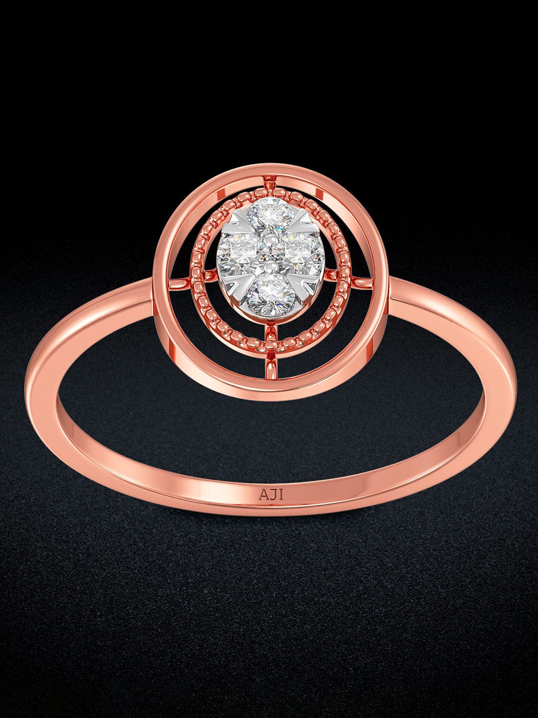 

Joyalukkas 18KT Finger Ring Diamond, Rose gold