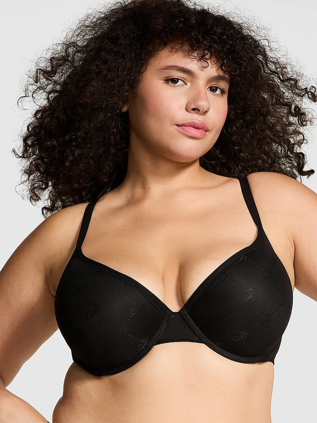 

Victoria's Secret Women Plus Size Medium Coverage Lightly Padded Push-Up Bra, Black