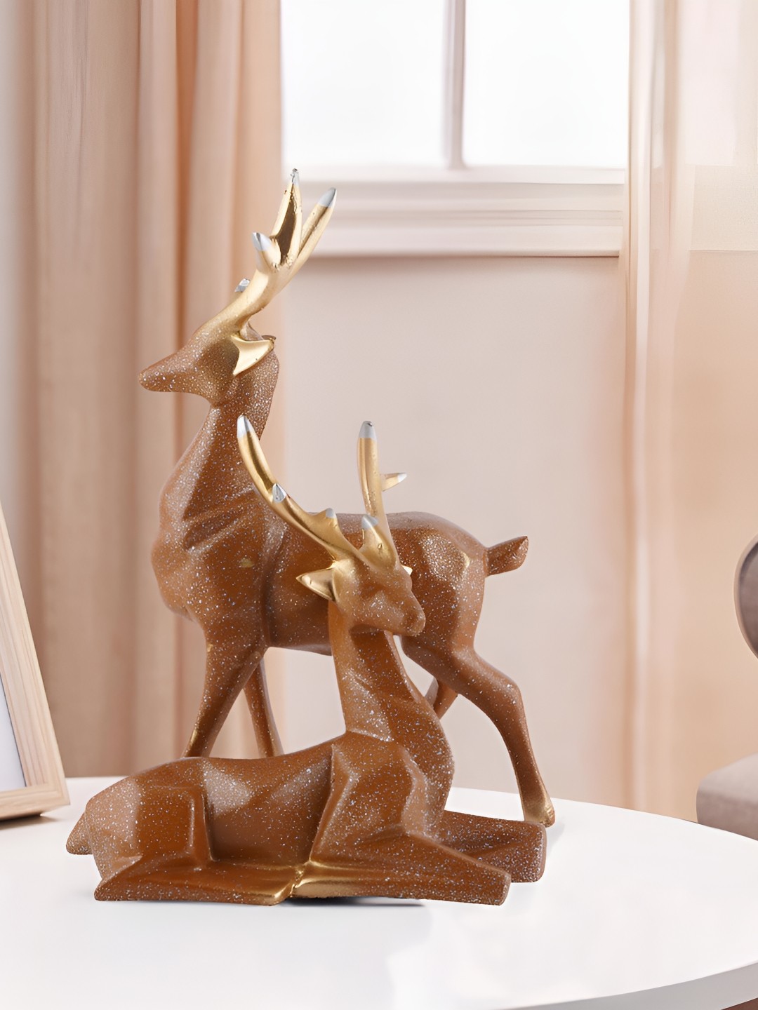 

Zart Brown Deer Home Decor Showpiece