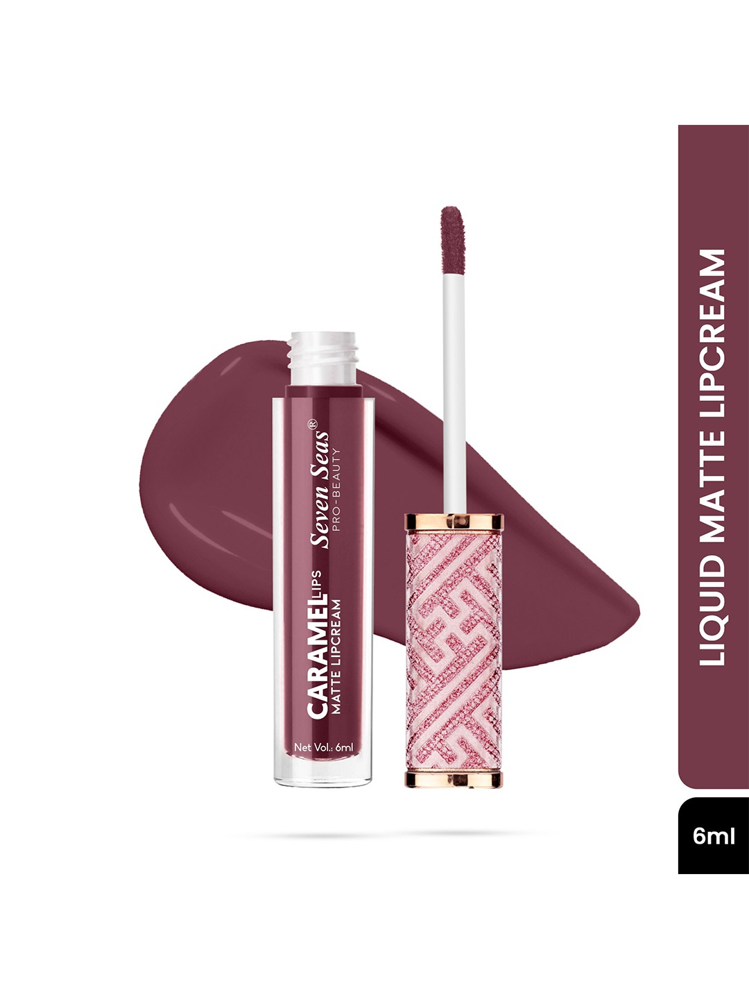 

Seven Seas Caramel Lips Liquid Matte Lip Cream 6ml - Fuchsia Pink 504, Burgundy