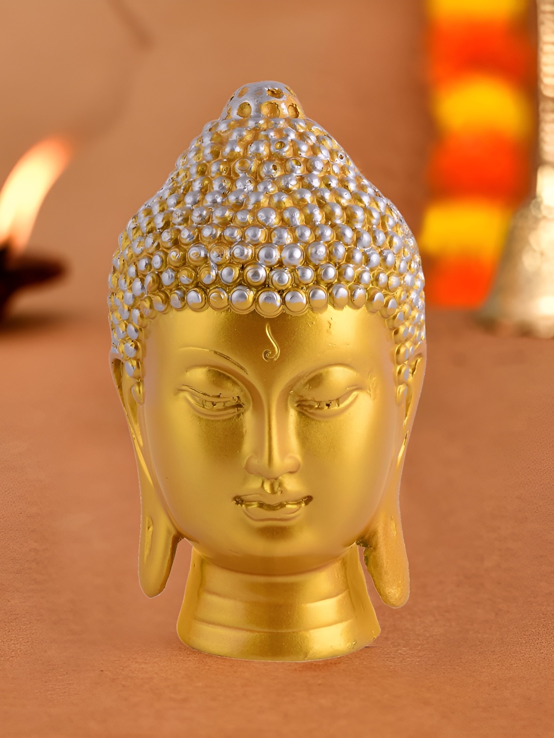 

Zart Gold-Toned Buddha Idol Showpiece