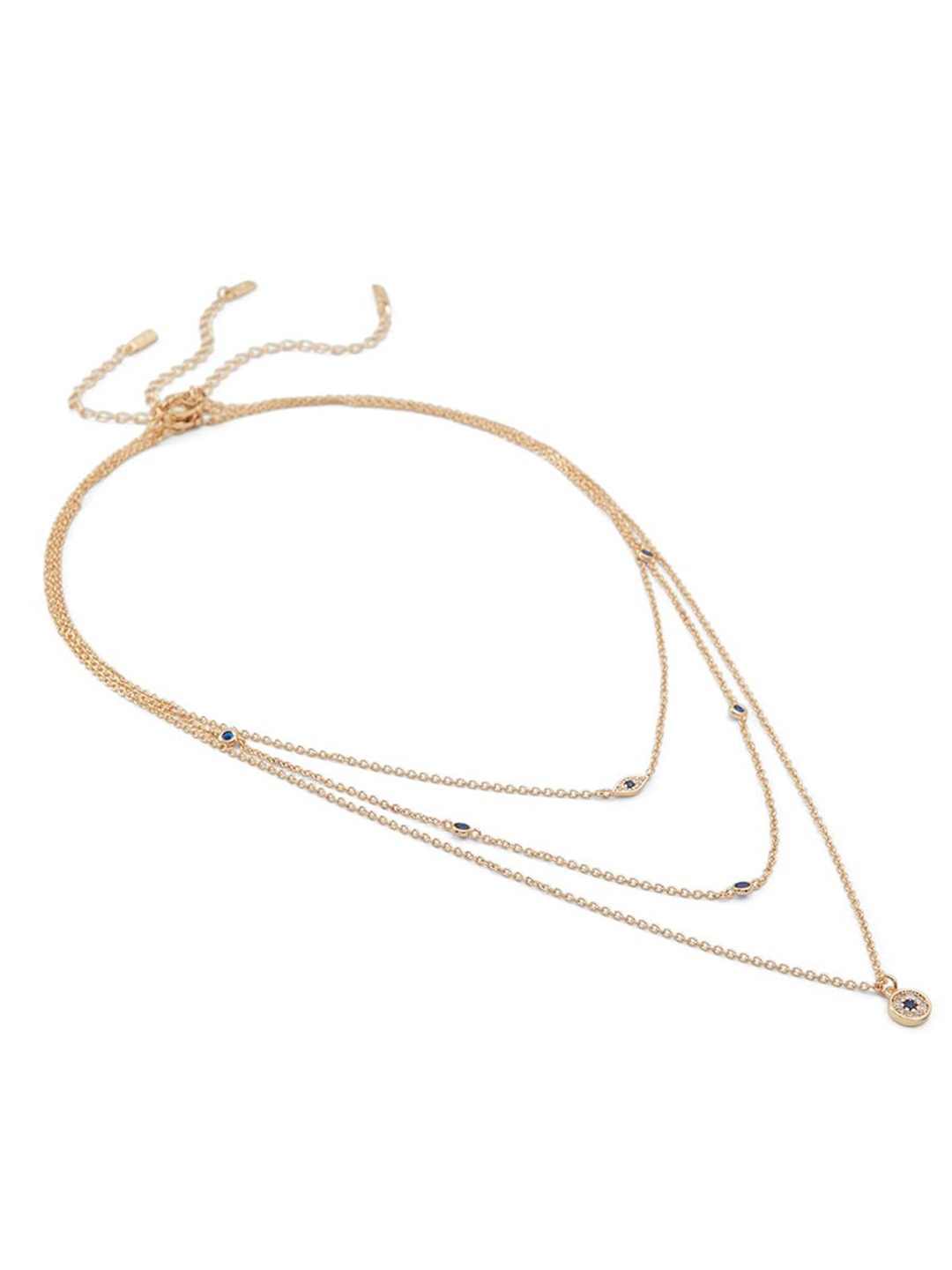 

ALDO Brass Brass-Plated Layered Necklace, Gold