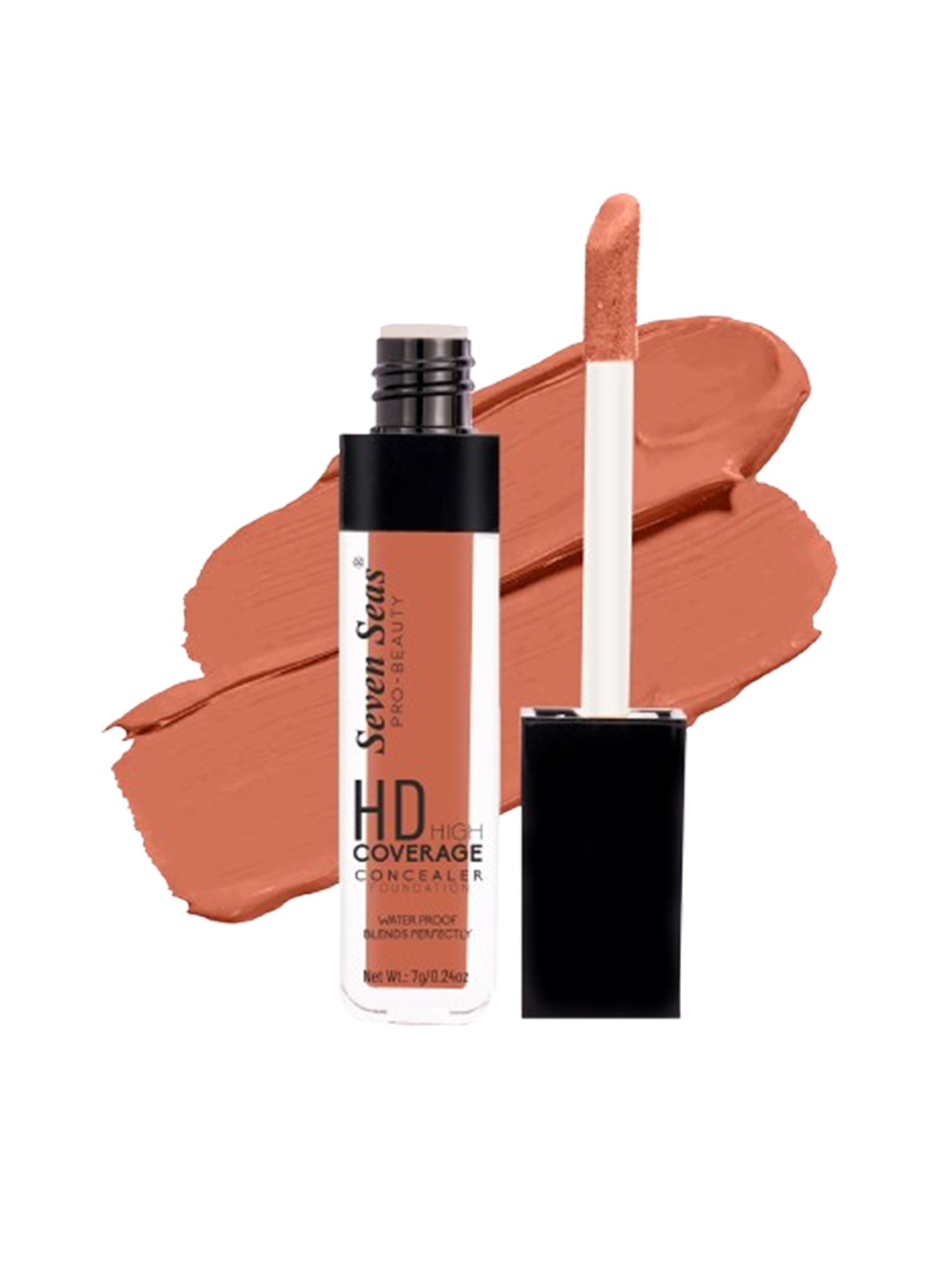 

Seven Seas HD High Coverage Liquid Concealer Waterproof Foundation 7g - Orange 06