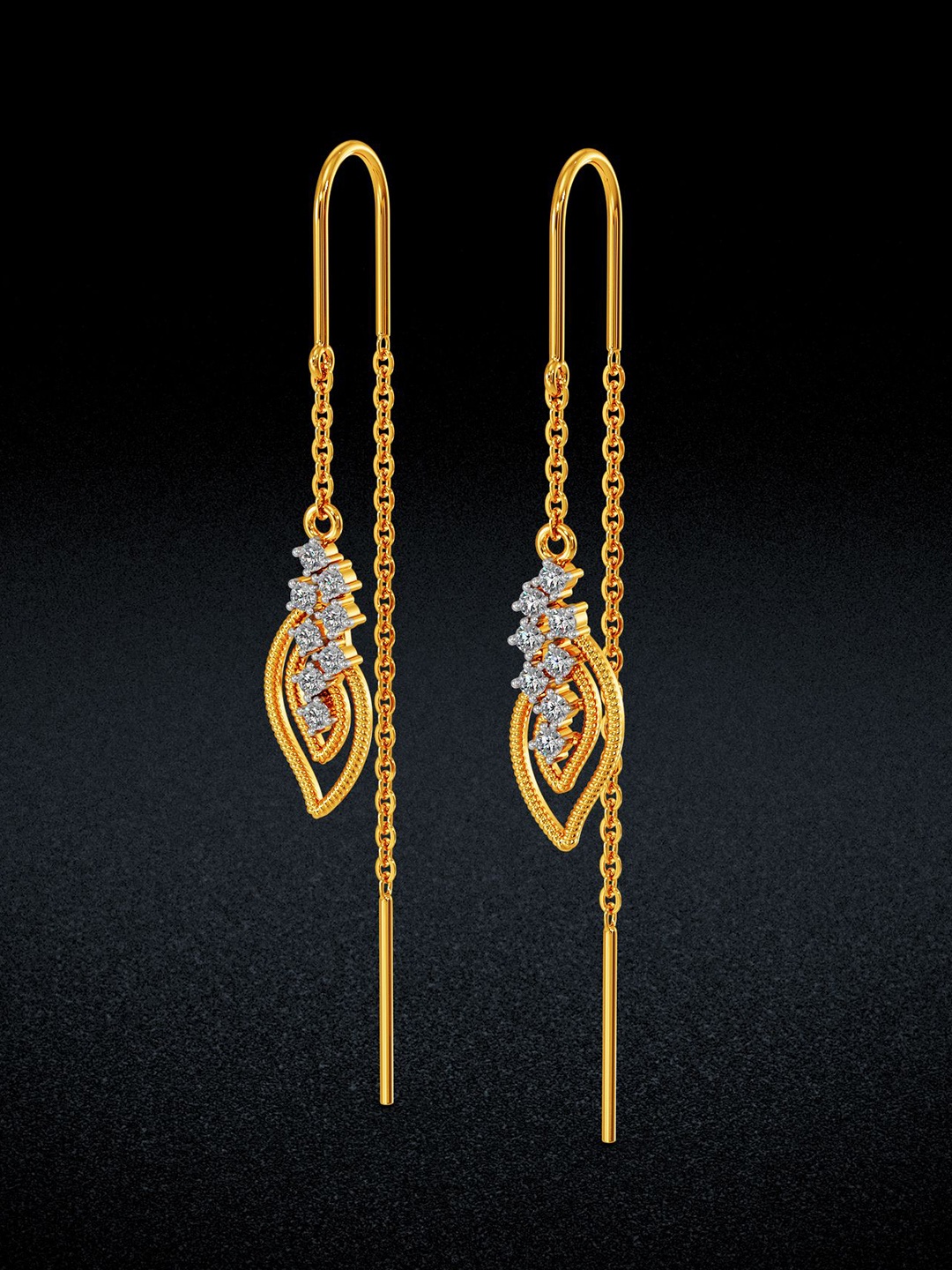 

Joyalukkas 22KT Women Gold Earrings 3.78gm
