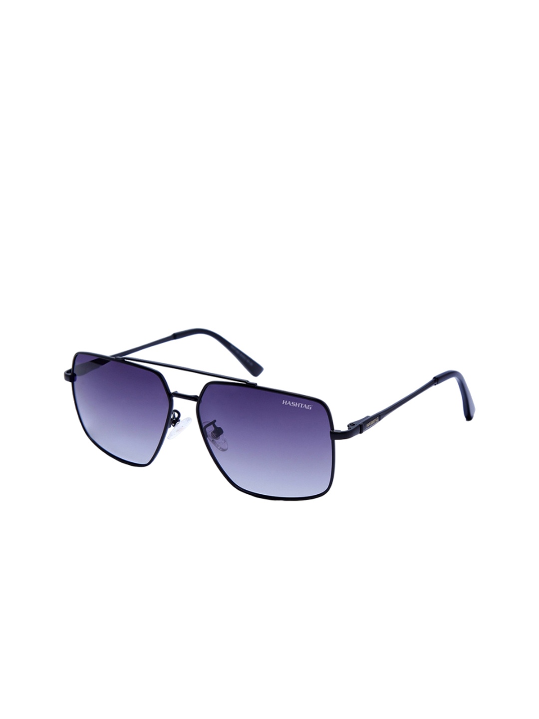 

HASHTAG EYEWEAR Unisex Aviator Sunglasses with UV Protected Lens SGHT54_06_C6, Blue