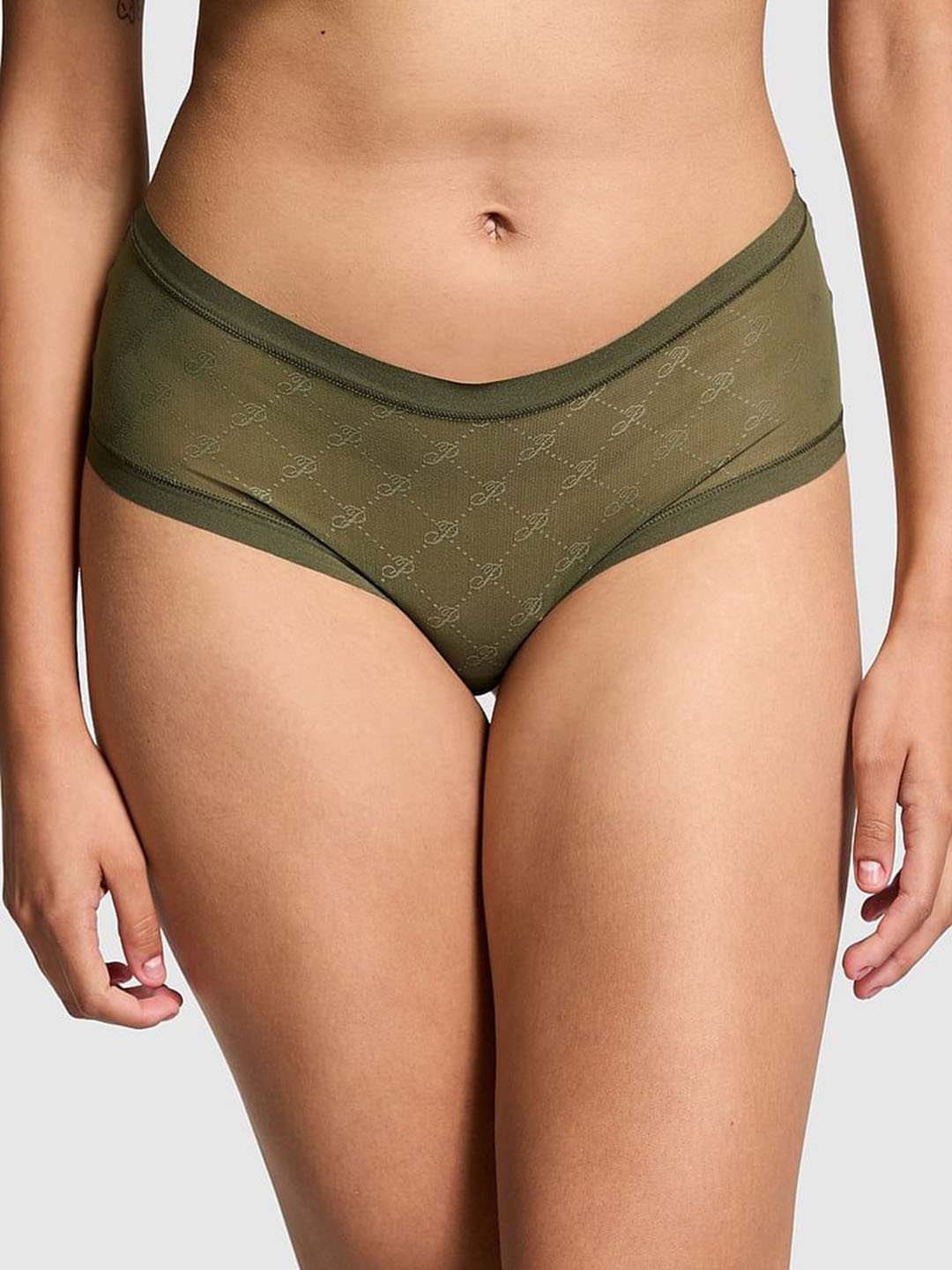 

Victoria's Secret PINK Printed Basic Briefs 1125071408K8, Green