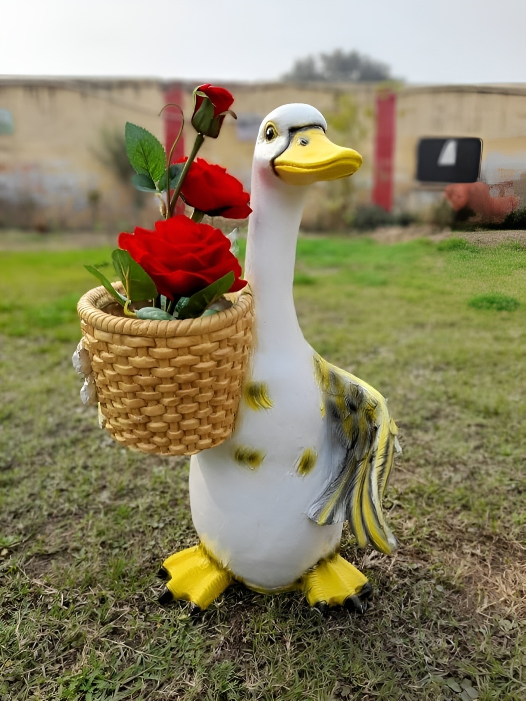 

The Decorshed White Animal Decorative Idol Showpiece