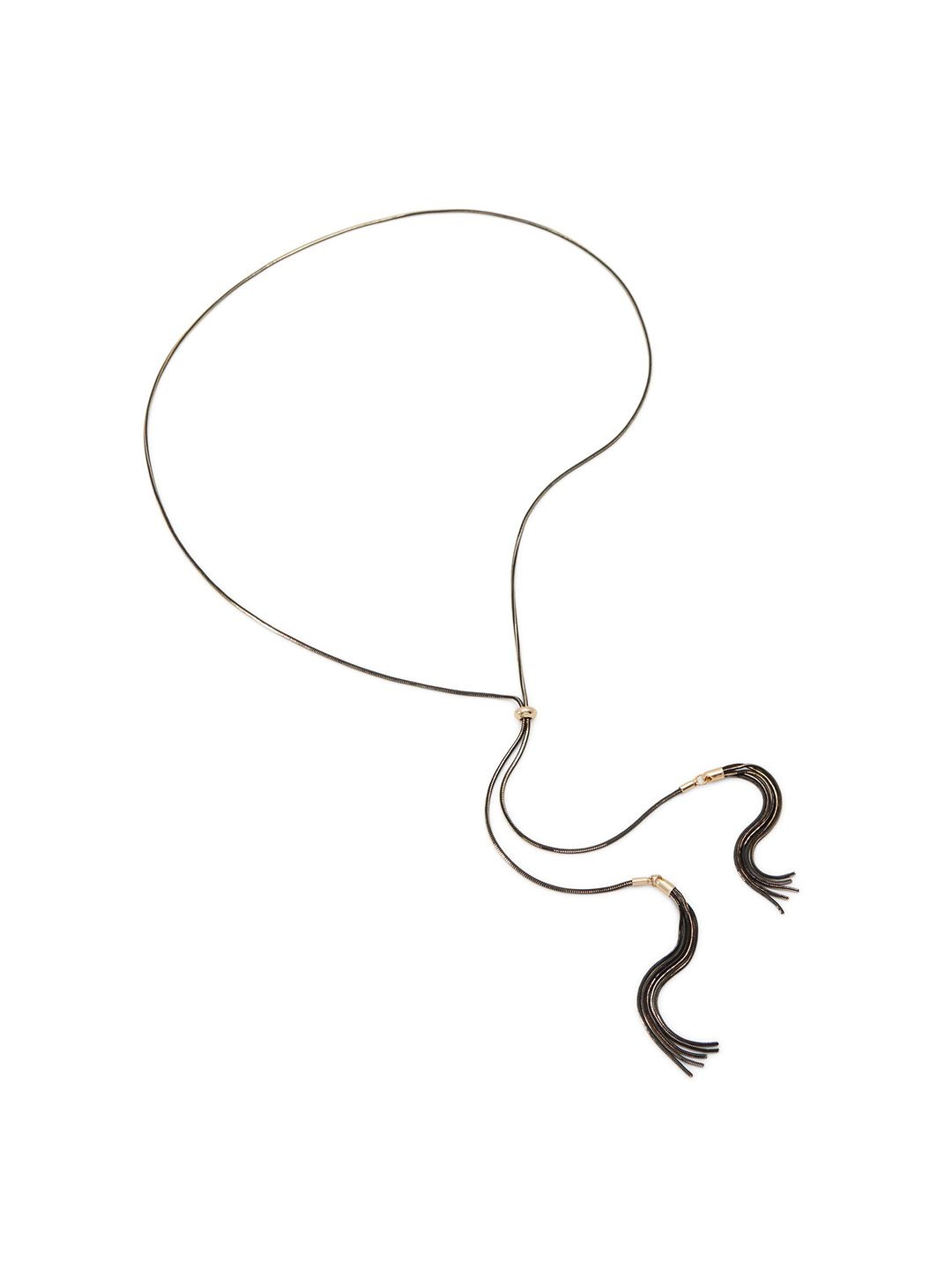 

ALDO Brass Brass-Plated Tasselled Necklace, Gold