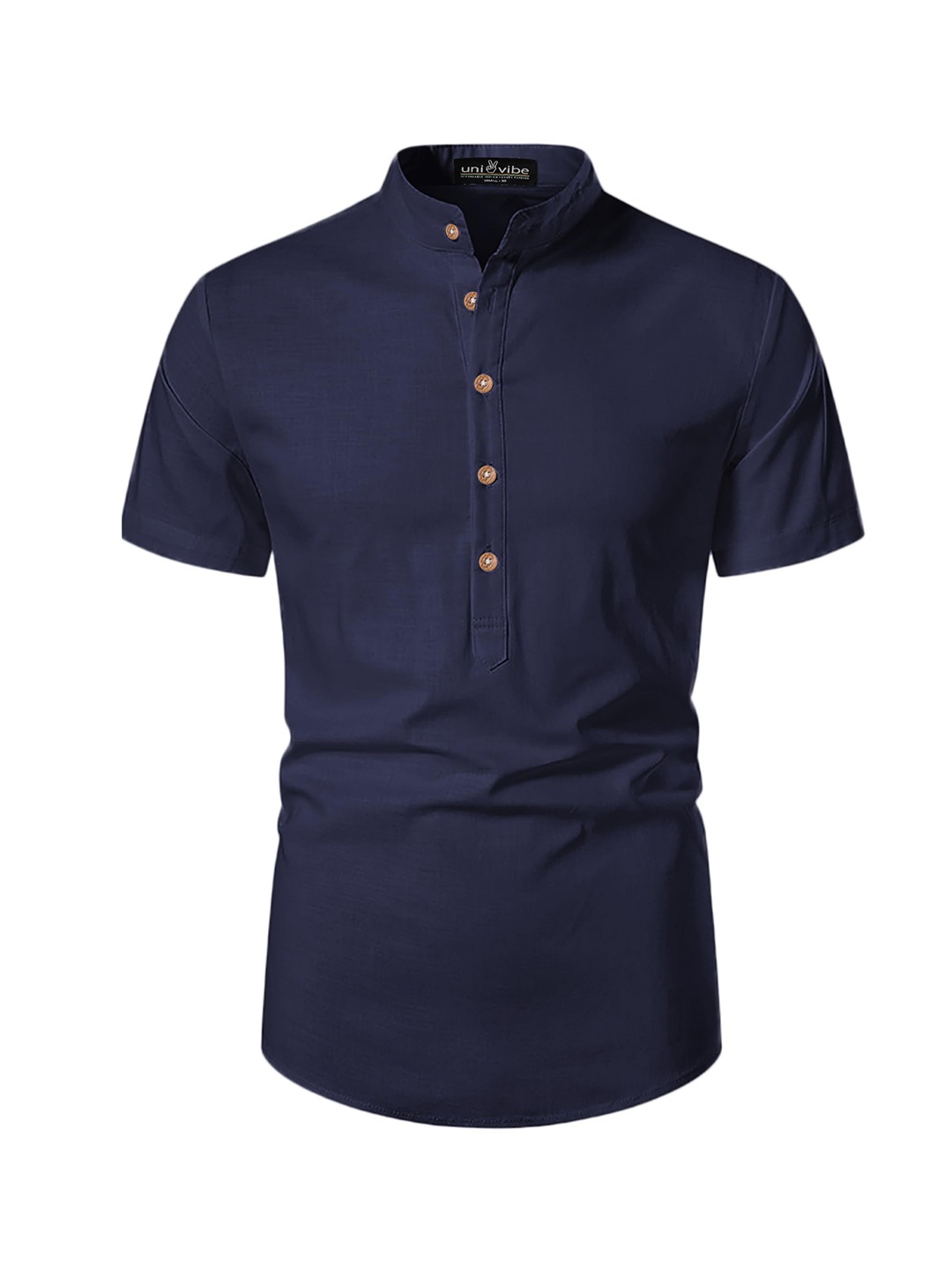 

univibe Men Kurta, Navy blue