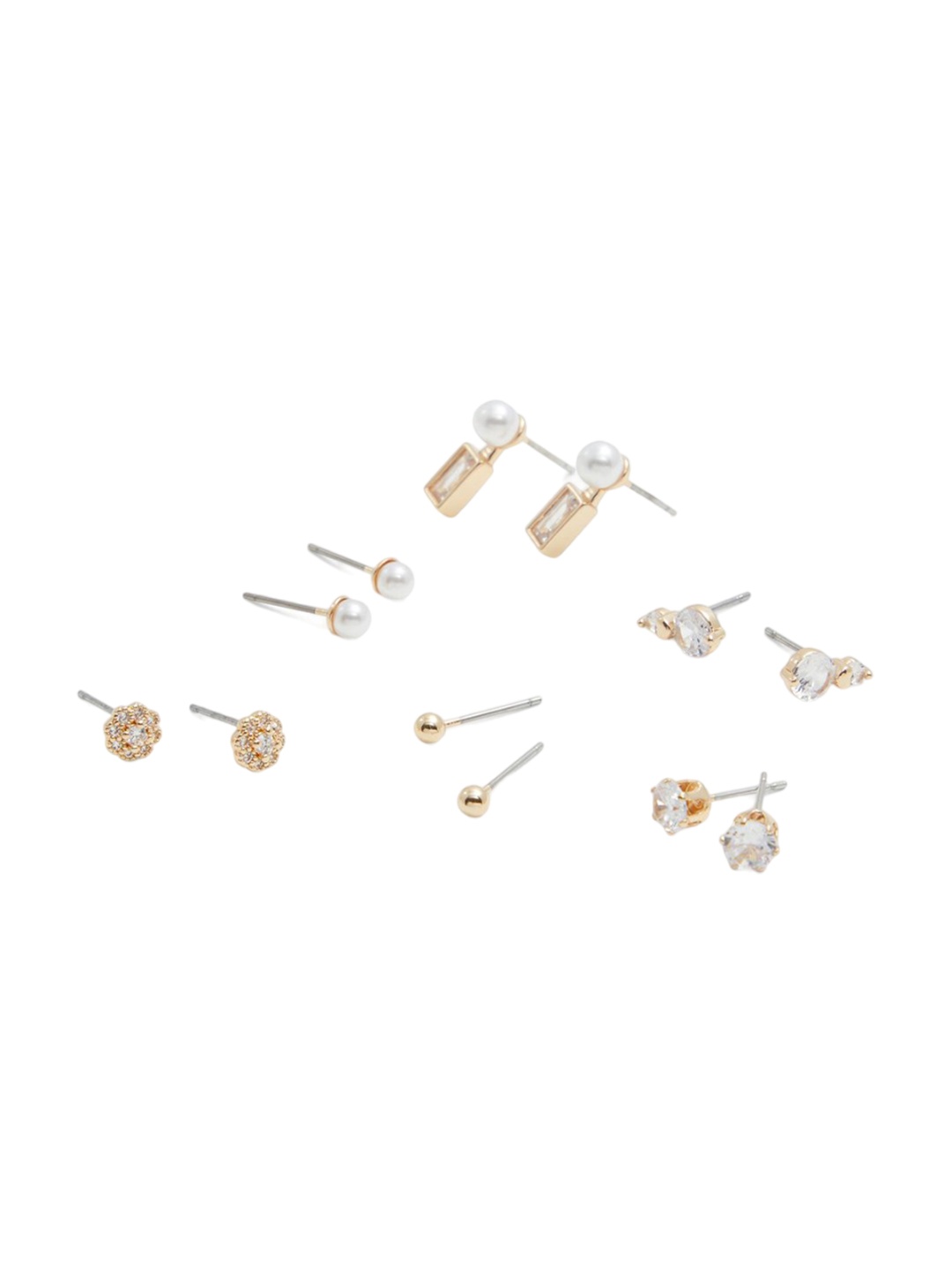 

ALDO Contemporary Studs Earrings, White