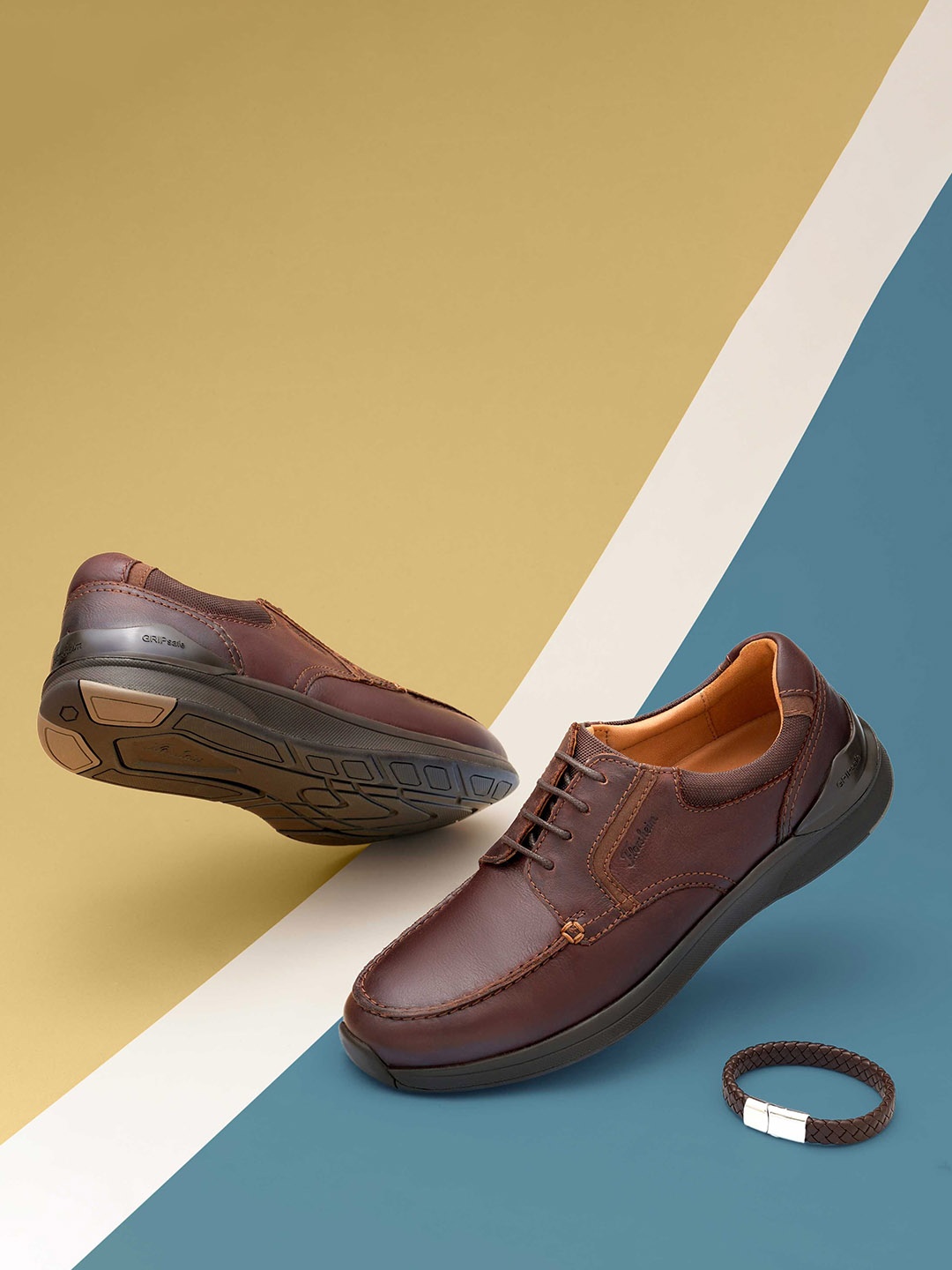 

Florsheim Men Leather Formal Derbys, Brown