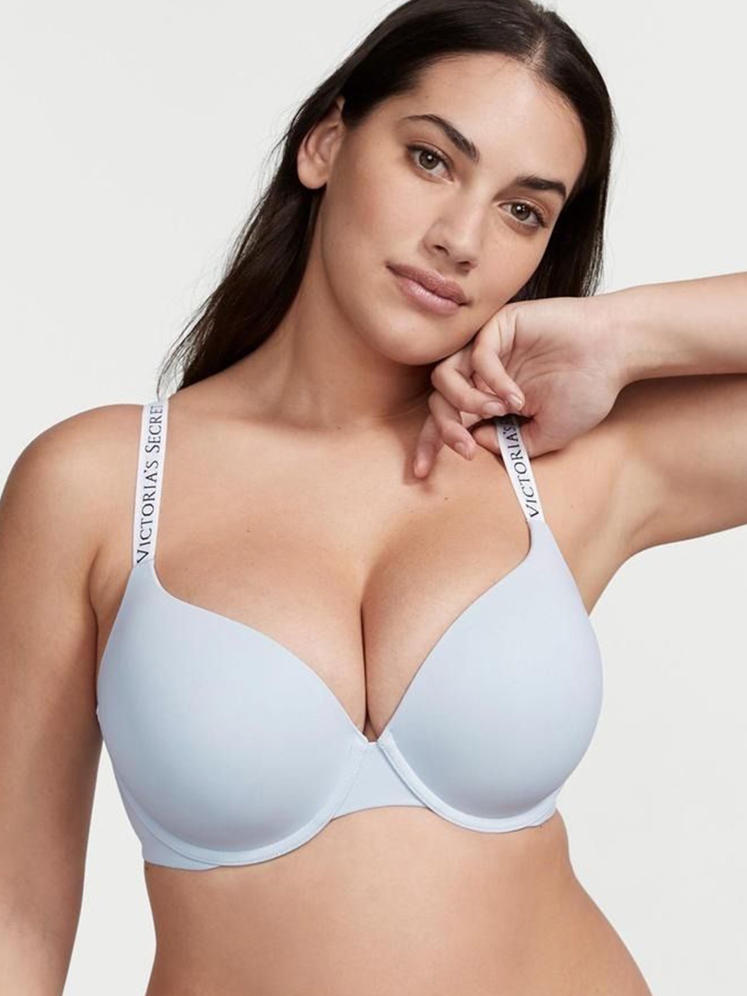 

Victoria's Secret Full Coverage Lightly Padded Push-Up Bra, Blue