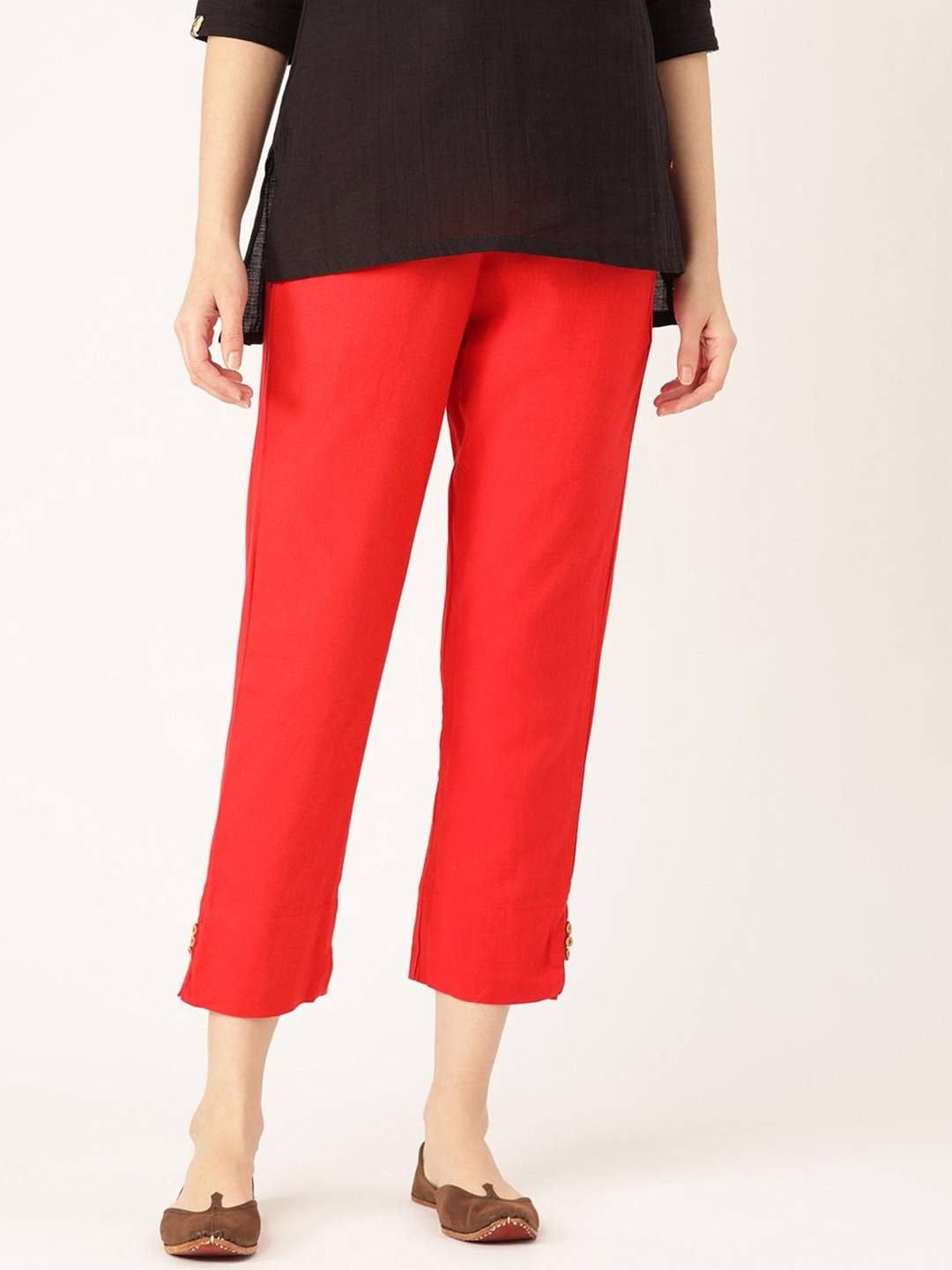 

Anouk Women Comfort Trousers, Red