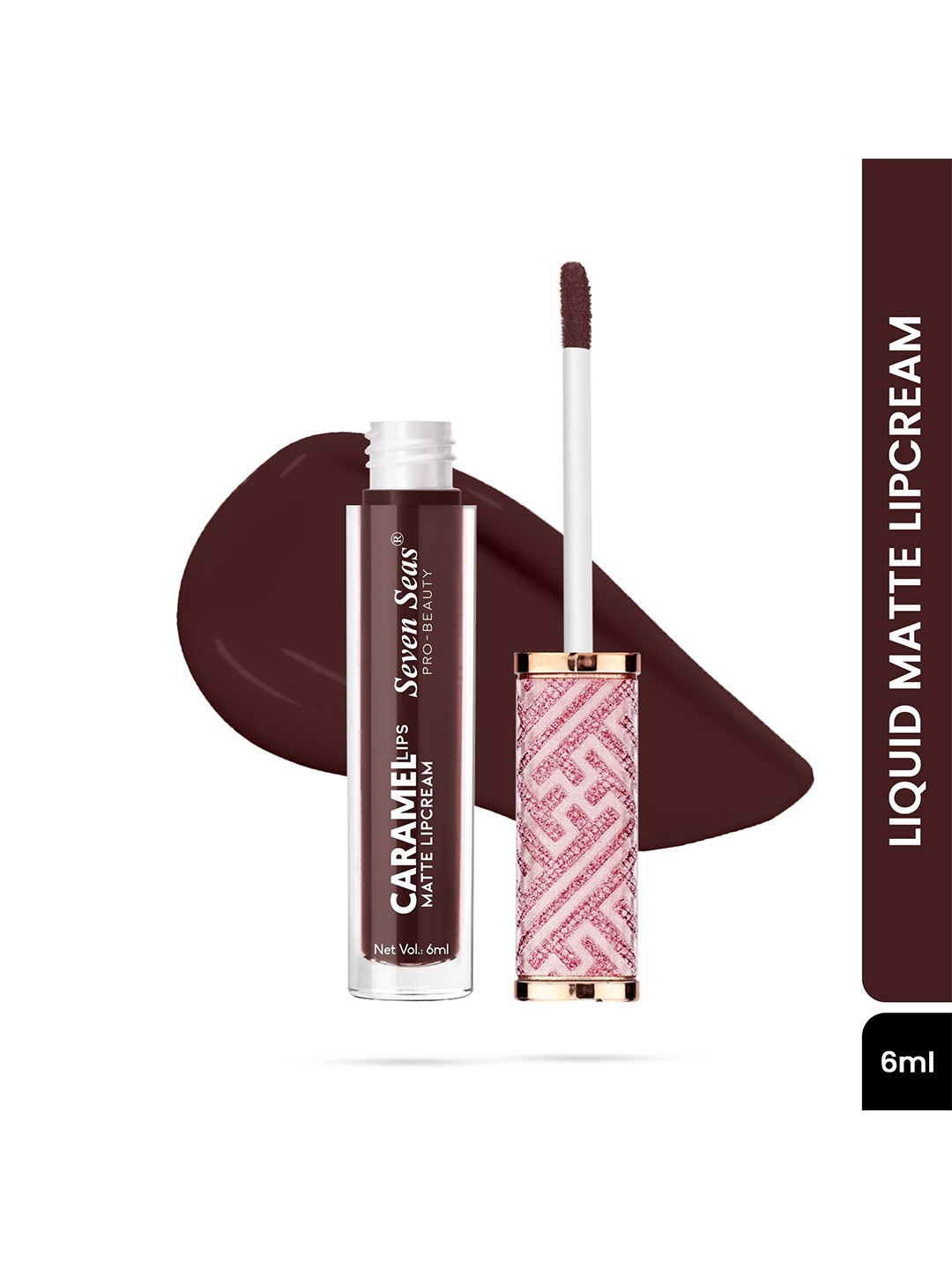 

Seven Seas Caramel Lips Liquid Matte Lip Cream 6ml - Coffee Brown 511