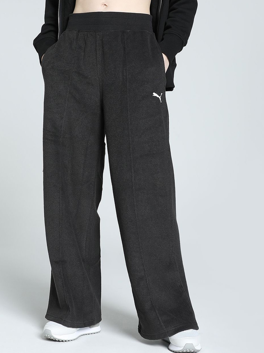 

Puma Women Her Relaxed Fit Track Pants, Black