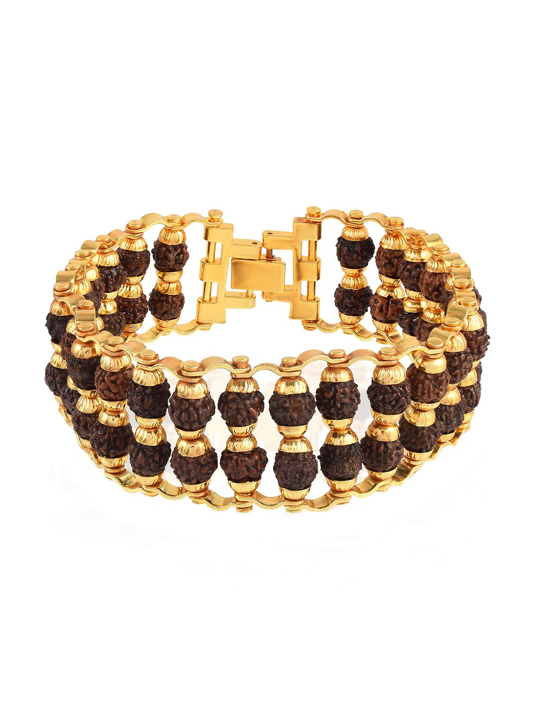 

MEMOIR Unisex Brass Gold-Plated Wraparound Bracelet