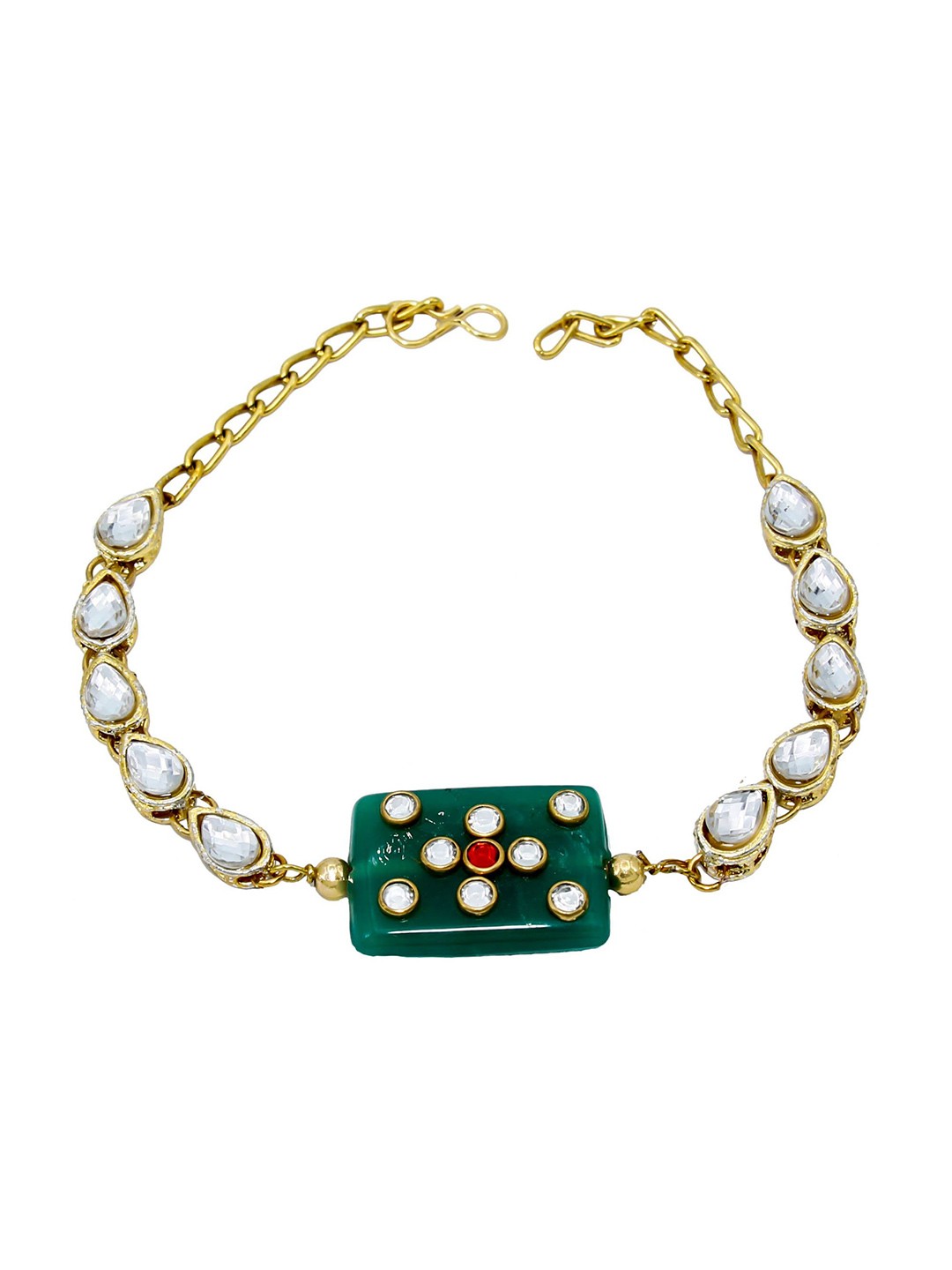 

MEMOIR Gold-Plated Beaded Wraparound Bracelet