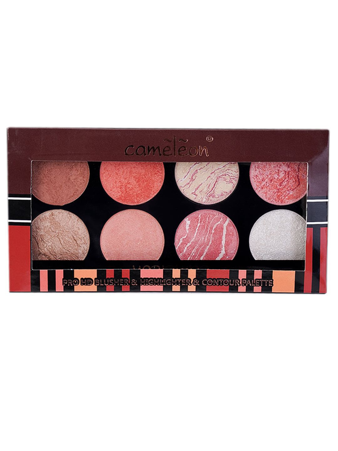 

Cameleon Pro HD Blusher & Highlighter & Contour Palette - 13 g - Variant 02, Pink
