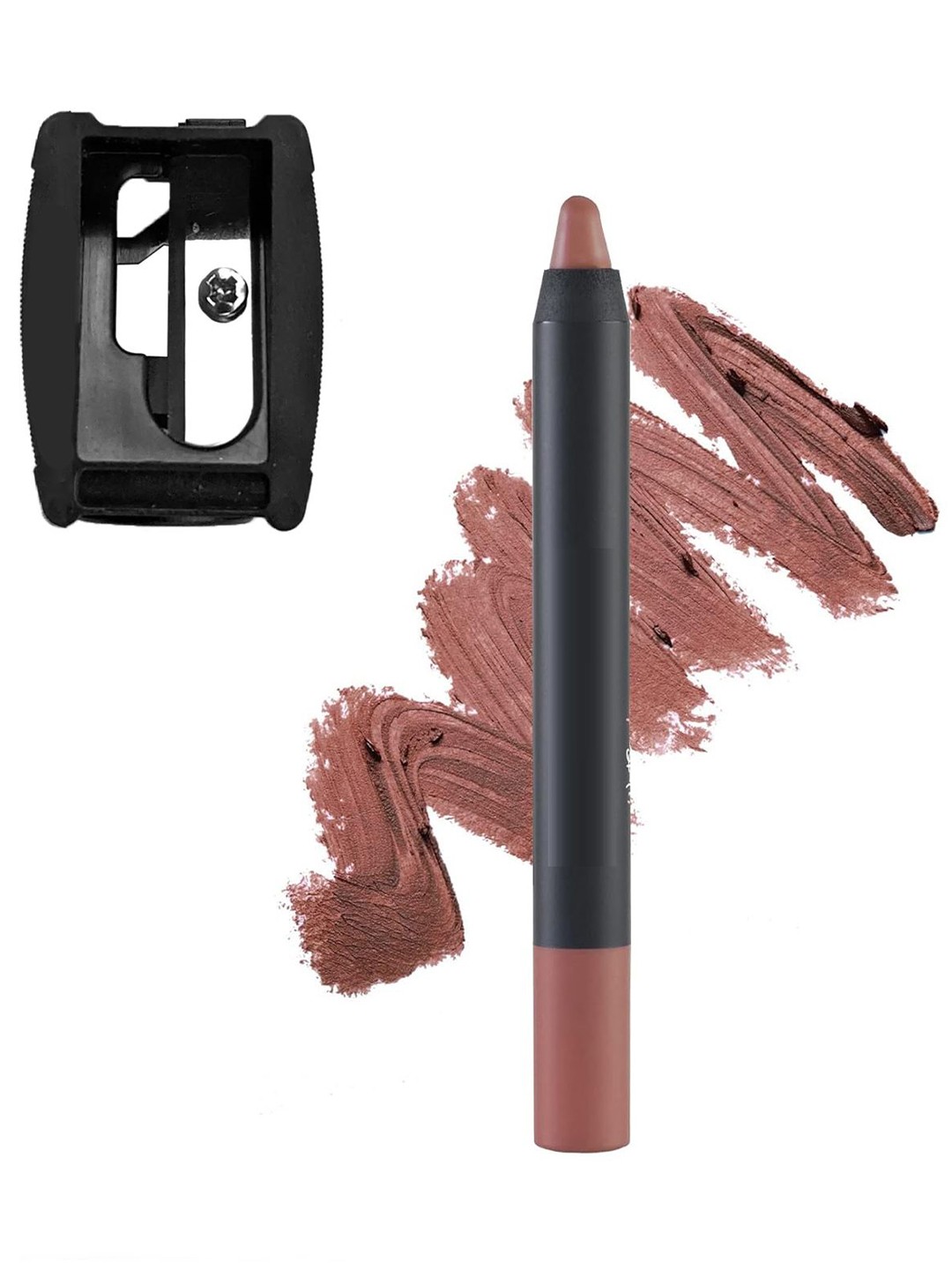

Adbeni Retractable Poppins Long Lasting Lip Crayon Lipstick - 3 gm - Brown LS14-13