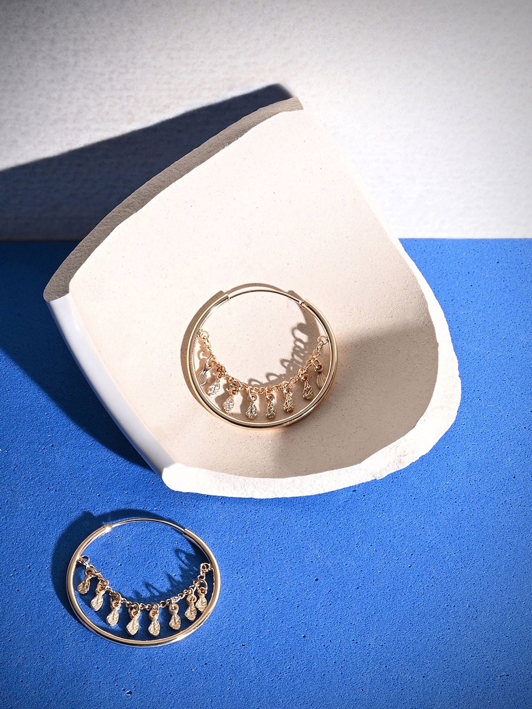 

Accessorize Circular Hoop Earrings, Gold
