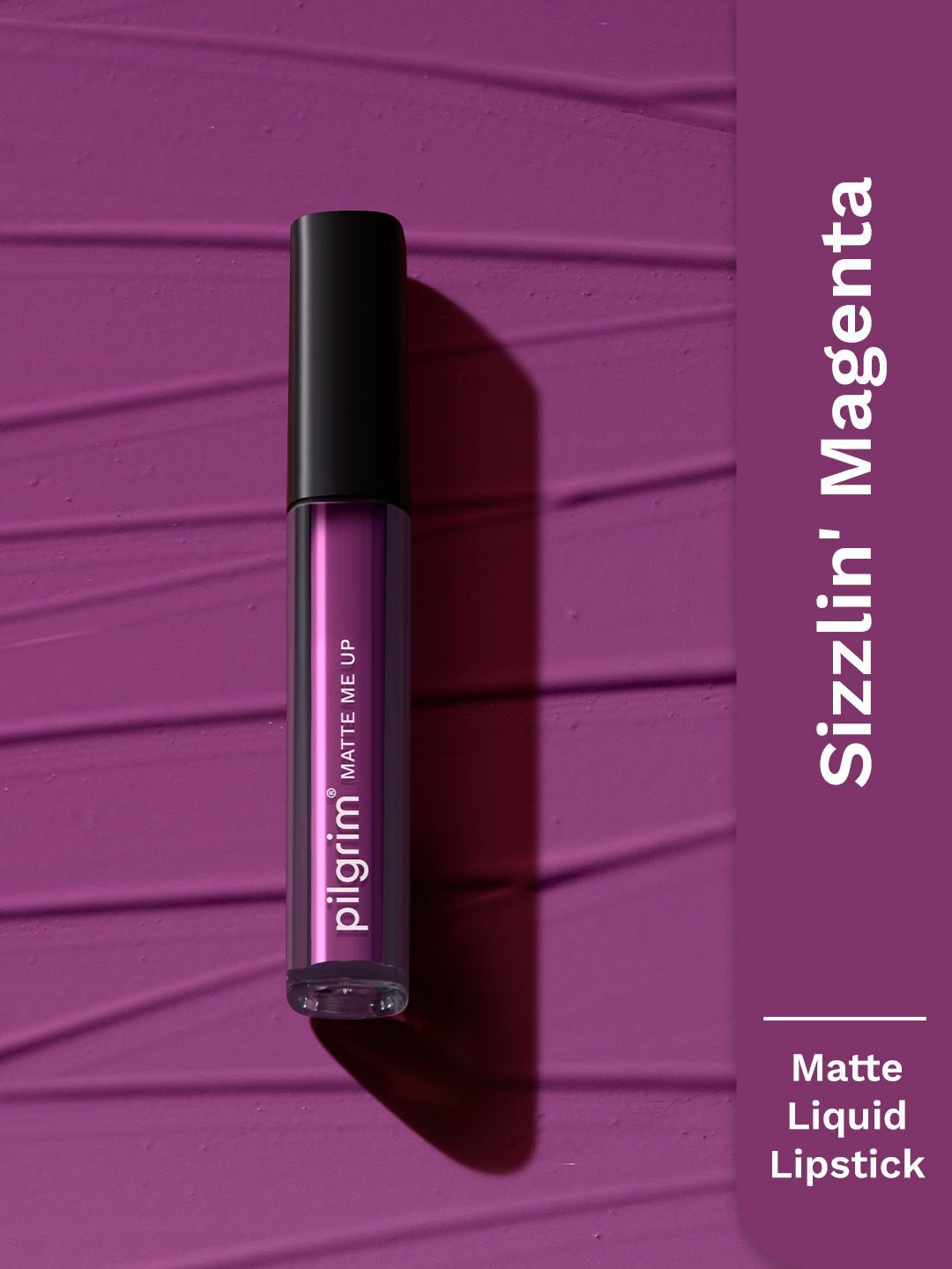 

Pilgrim Matte Me Up Liquid Long-Lasting Lipstick - 3 ml - Sizzlin' Magenta - 14, Pink
