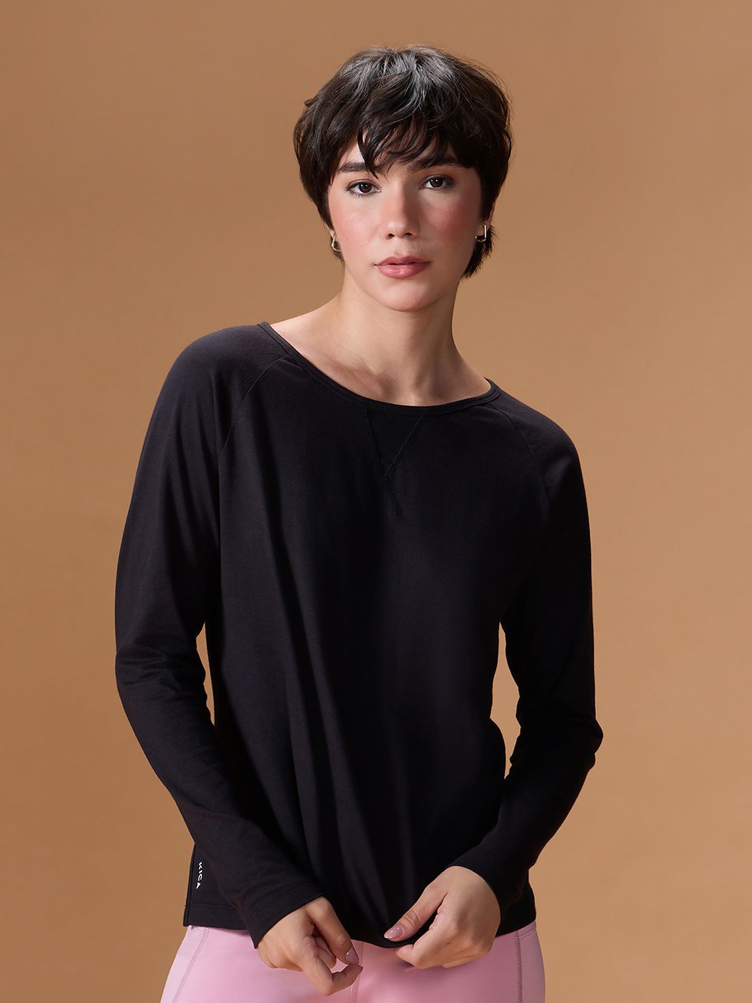 

KICA Women Styled Back Yoga Top Top, Black