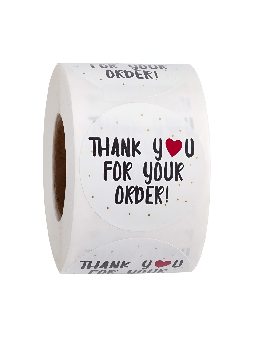 

Asian royal Black & White Printed Thank You Printed Tape Stickers