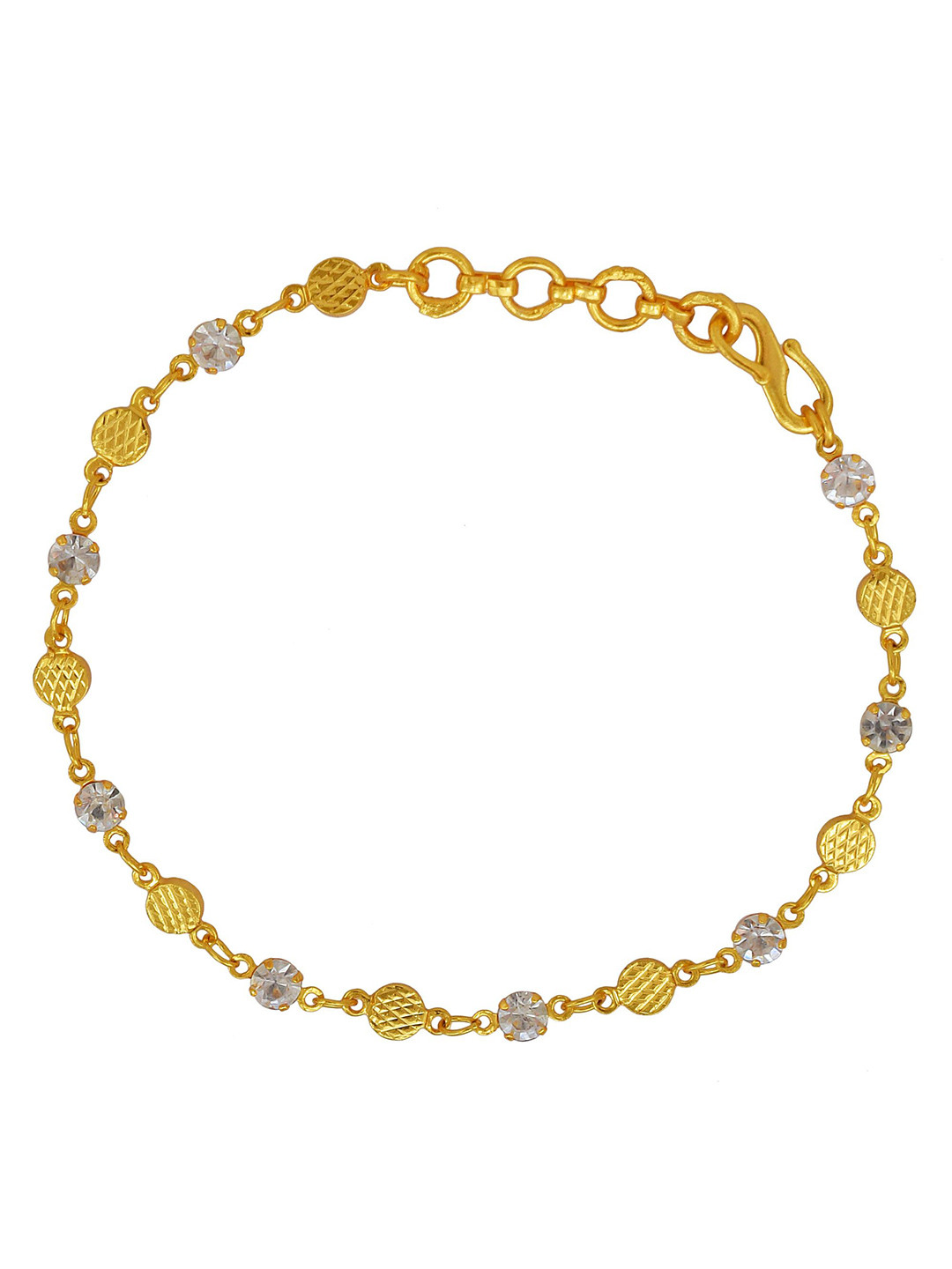 

MEMOIR Gold-Plated Cubic Zirconia Wraparound Bracelet