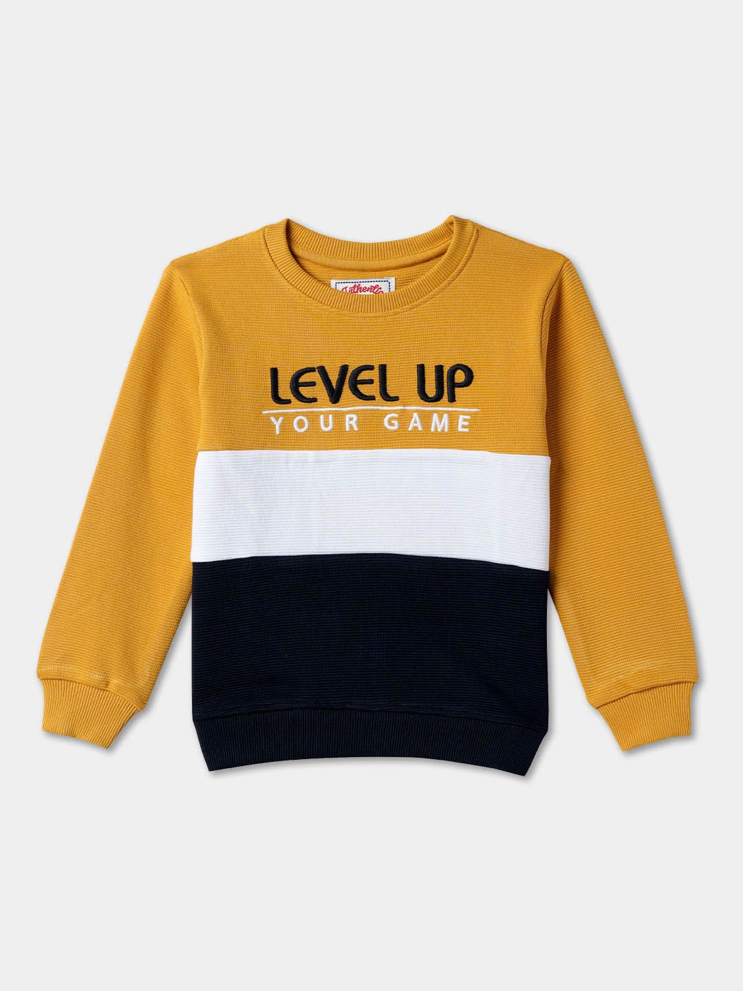 

R&B Boys Printed Long Sleeves Sweatshirt, White