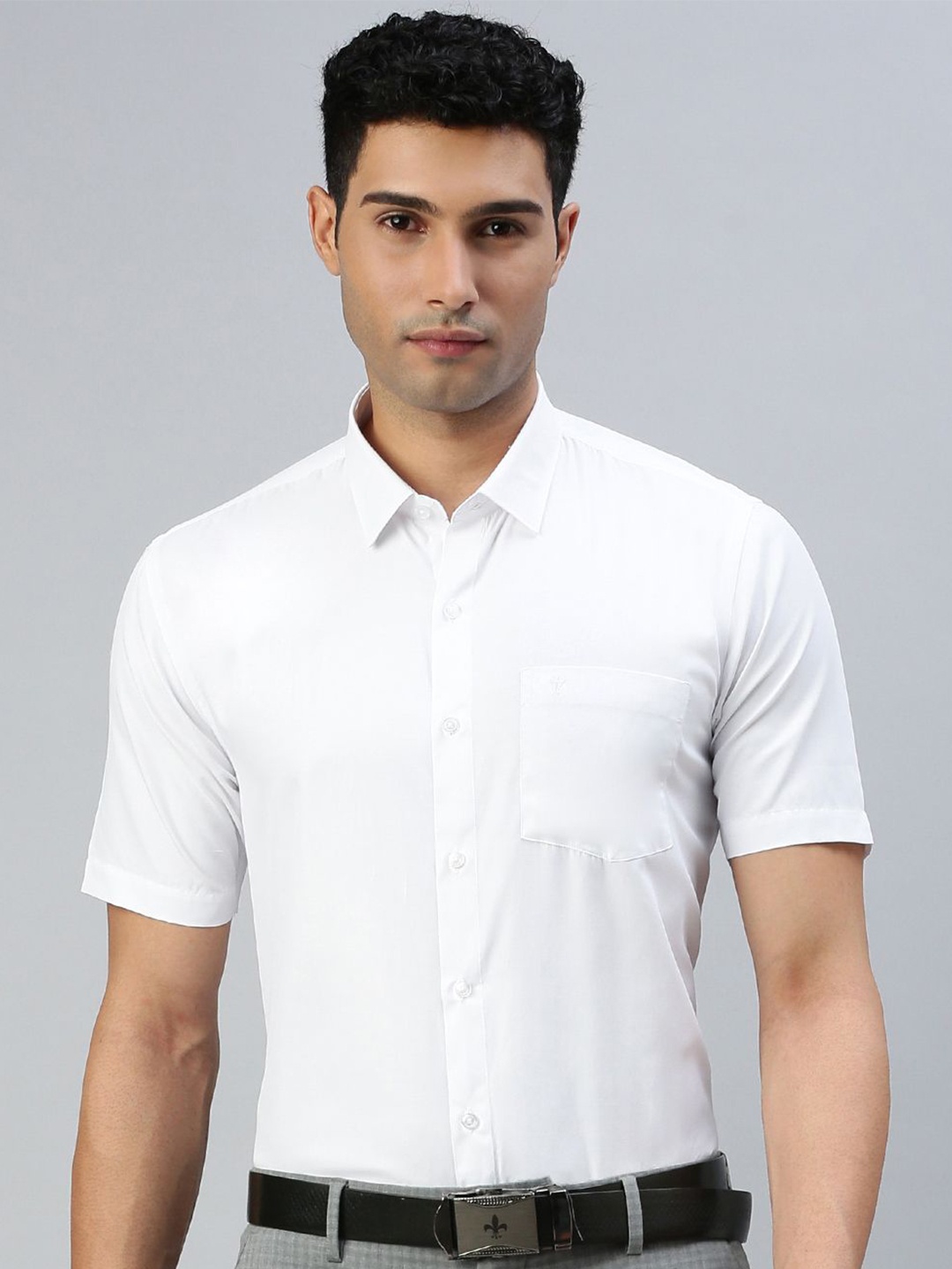 

Ramraj Men Classic Opaque Formal Shirt, White