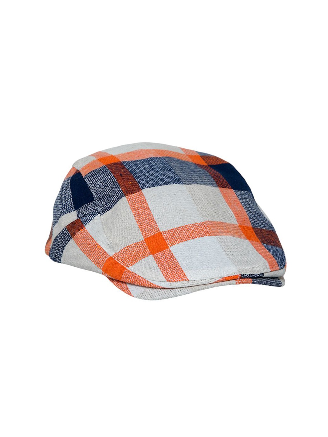 

CHOKORE Unisex Colourblocked Cotton Ascot Cap, Orange