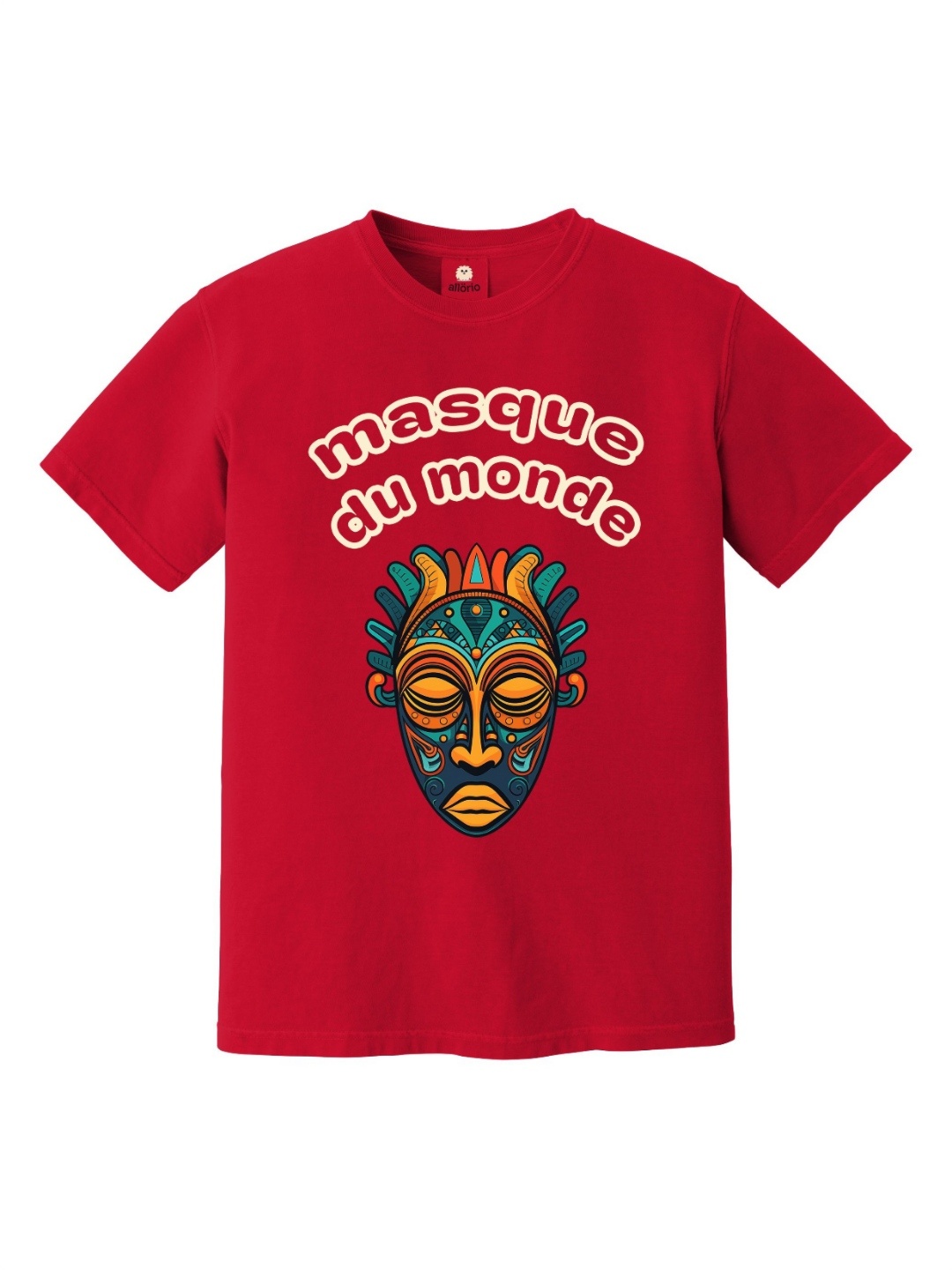 

allorio kids Boys Printed Pure Cotton T-shirt, Red