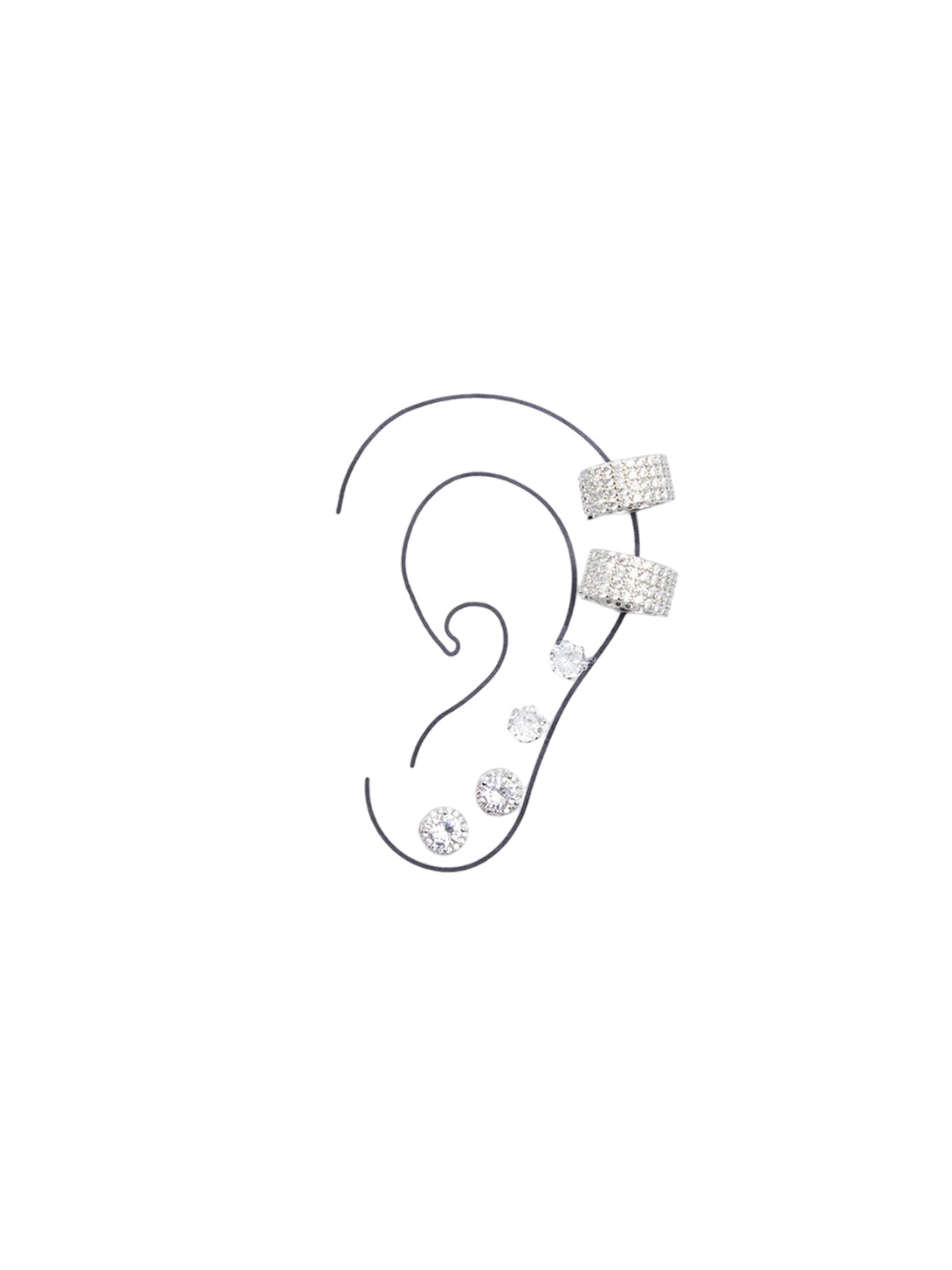 

ALDO Contemporary Studs Earrings, Multi